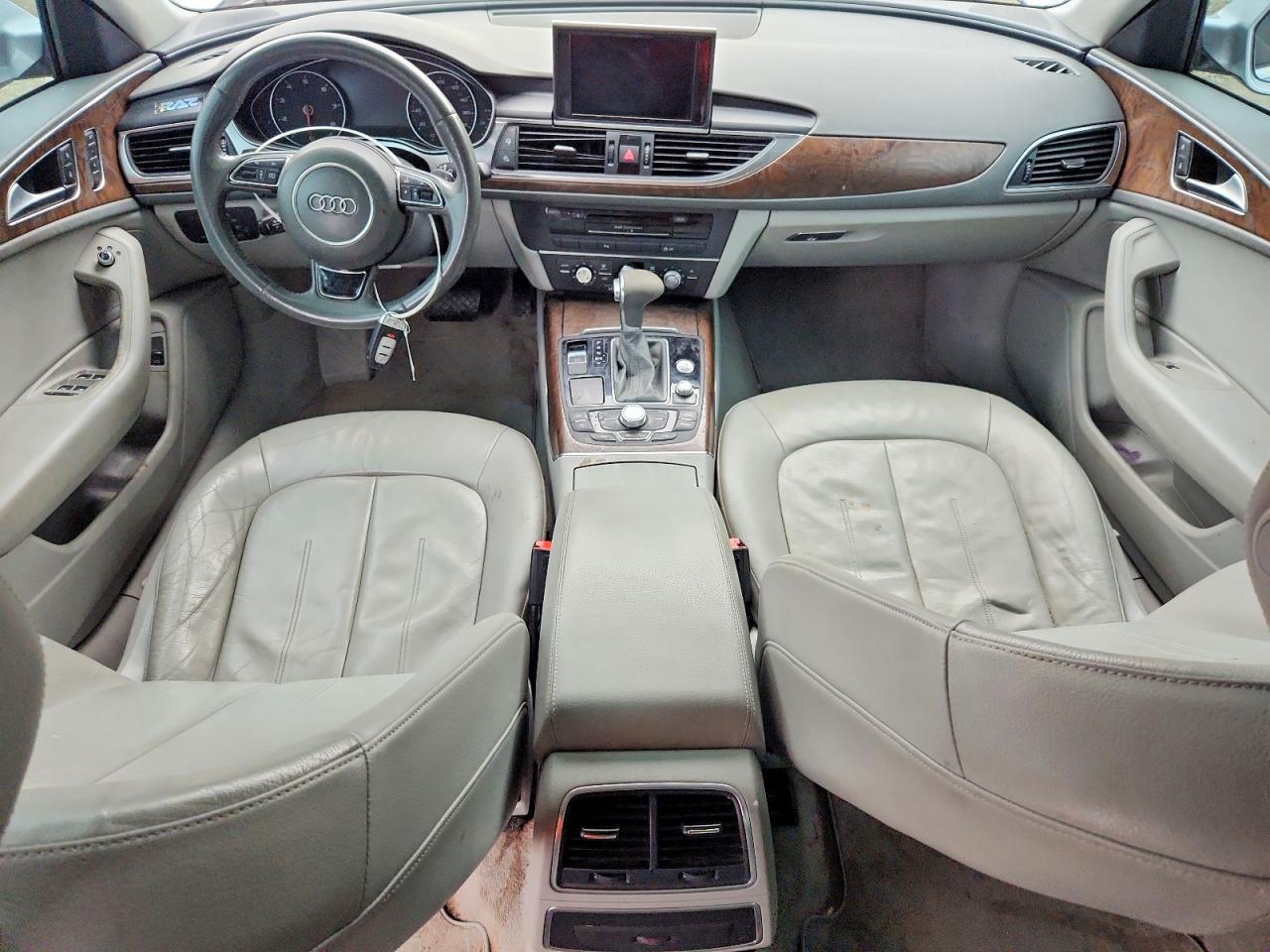 2013 Audi A6 Premium Plus Silver vin: WAUDFAFC9DN030319