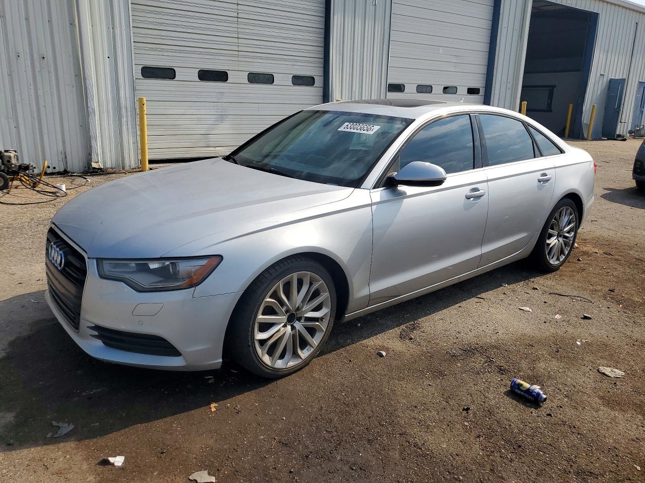 2013 Audi A6 Premium Plus Silver vin: WAUDFAFC9DN133143