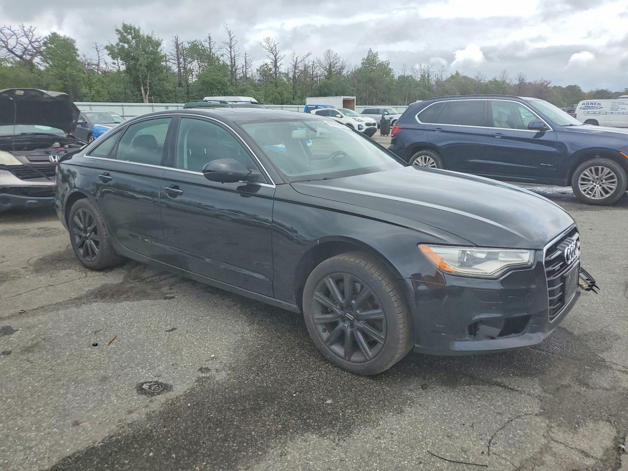 2014 Audi A6 Premium Plus Black vin: WAUDFAFC9EN067629