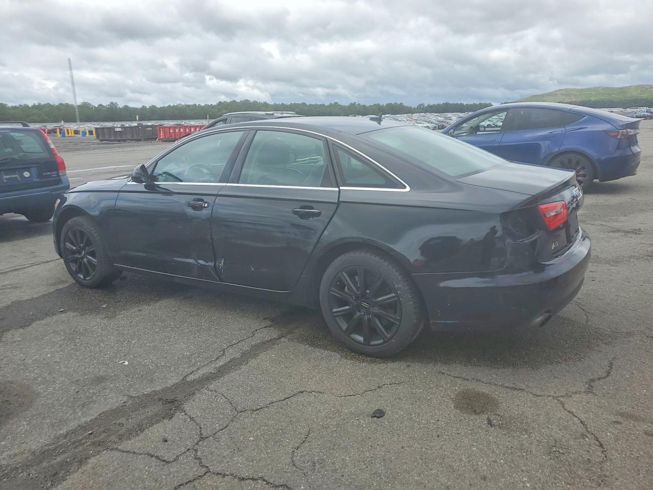 2014 Audi A6 Premium Plus Black vin: WAUDFAFC9EN067629