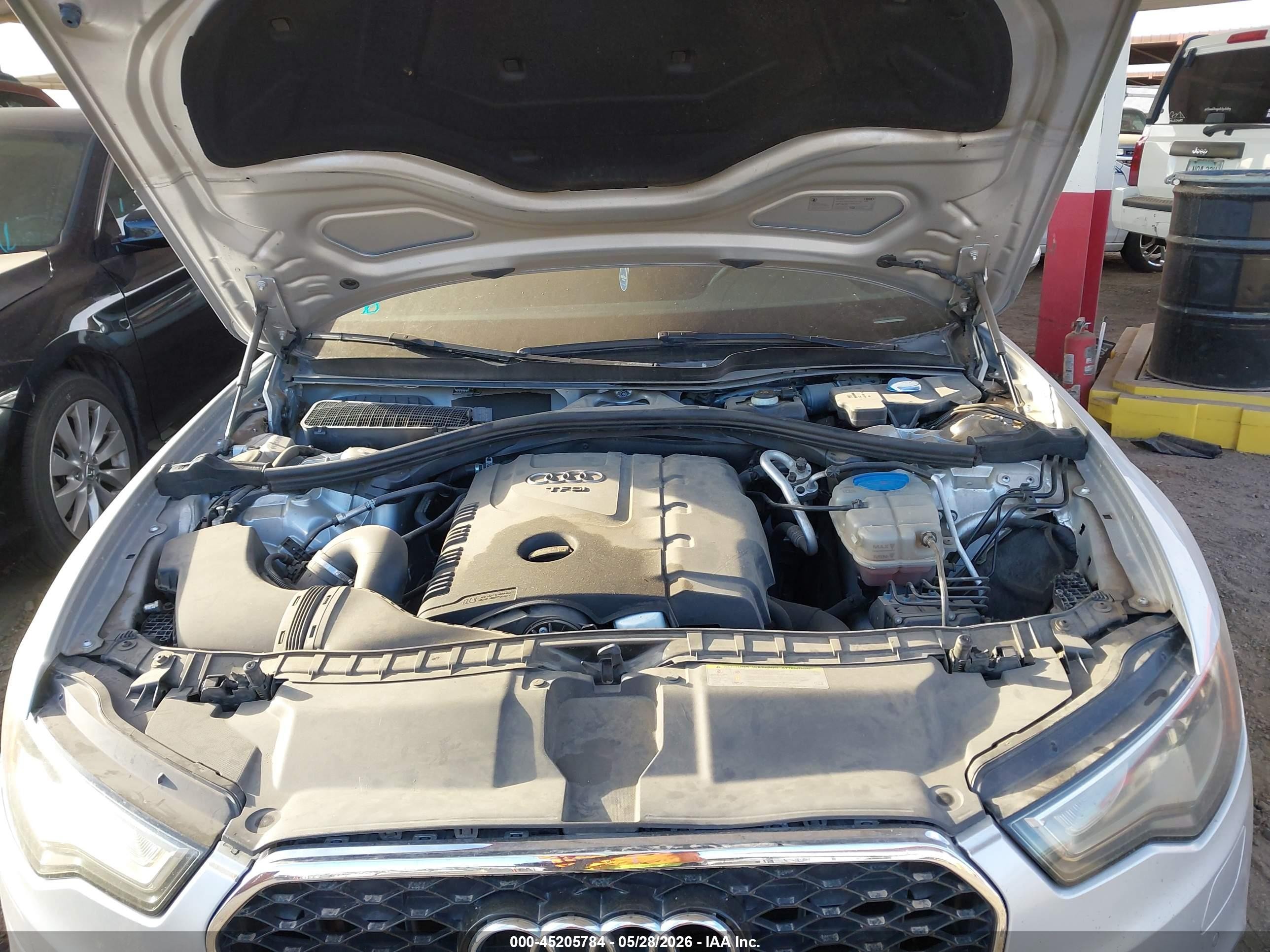 2014 Audi A6 2.0t Premium Silver vin: WAUDFAFCXEN027849