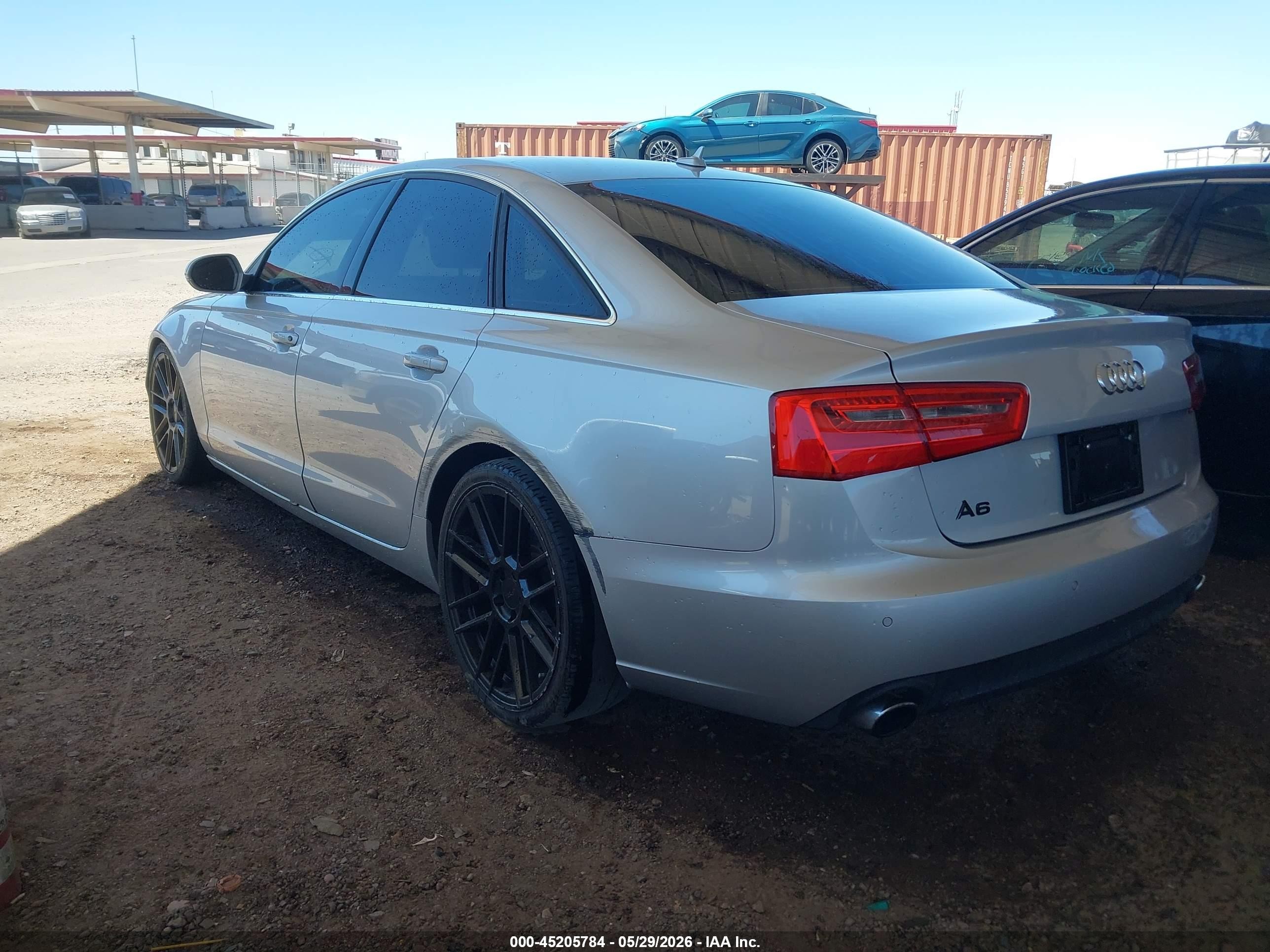 2014 Audi A6 2.0t Premium Silver vin: WAUDFAFCXEN027849