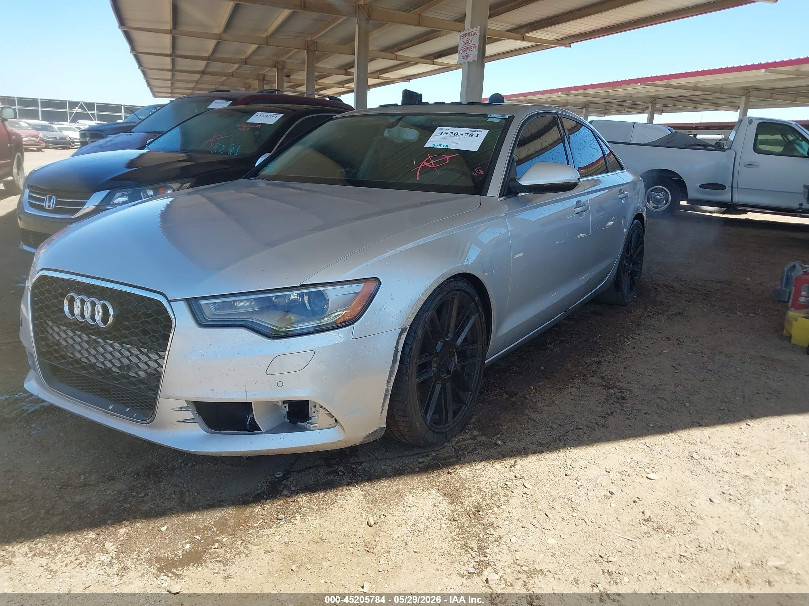 2014 Audi A6 2.0t Premium Silver vin: WAUDFAFCXEN027849