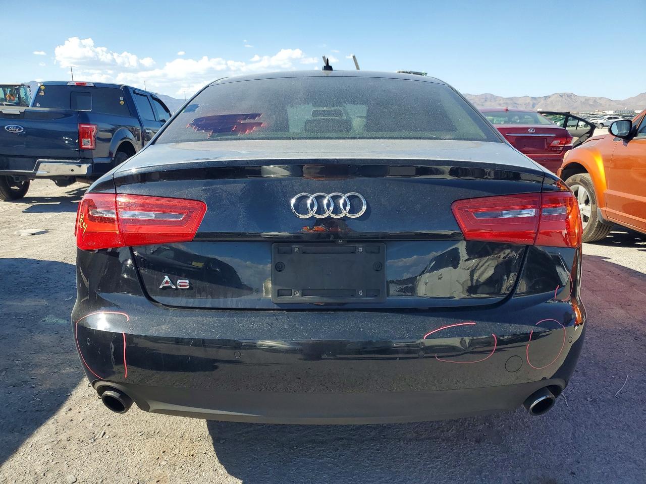 2015 Audi A6 Premium Plus Black vin: WAUDFAFCXFN028131