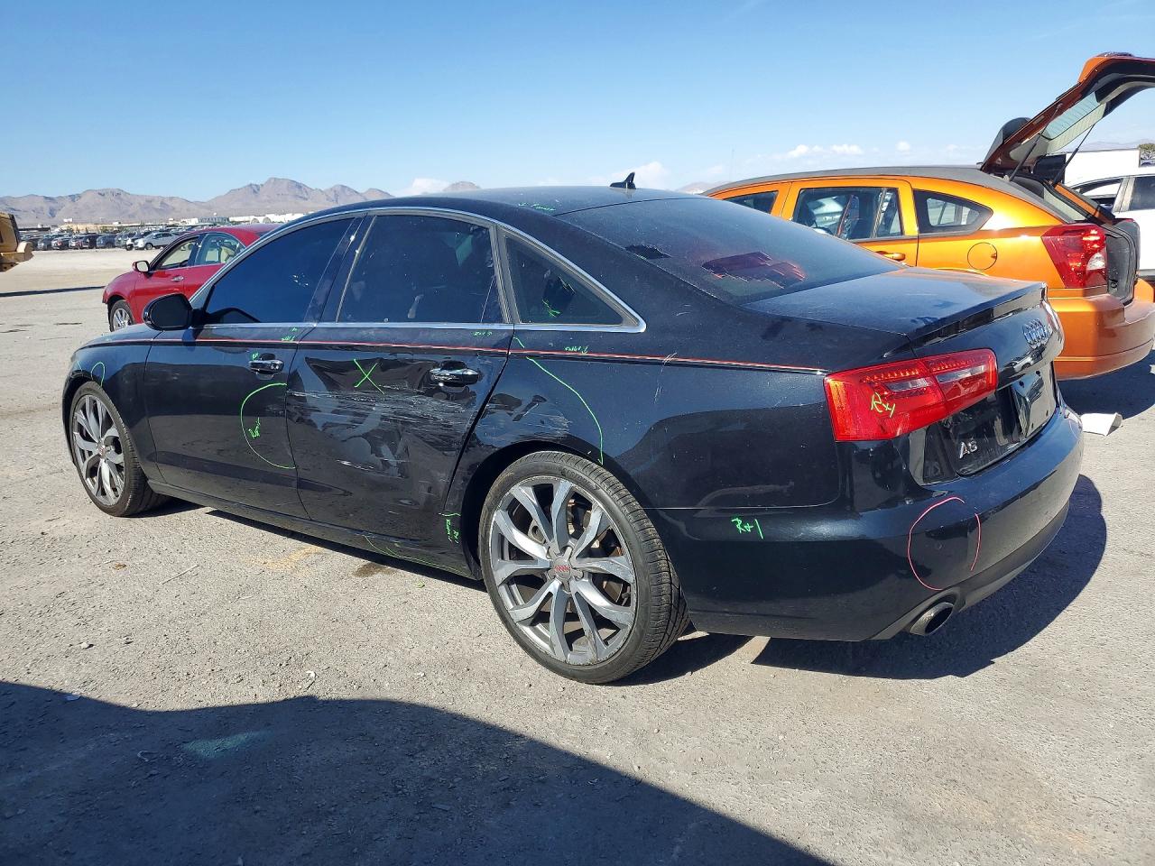 2015 Audi A6 Premium Plus Black vin: WAUDFAFCXFN028131