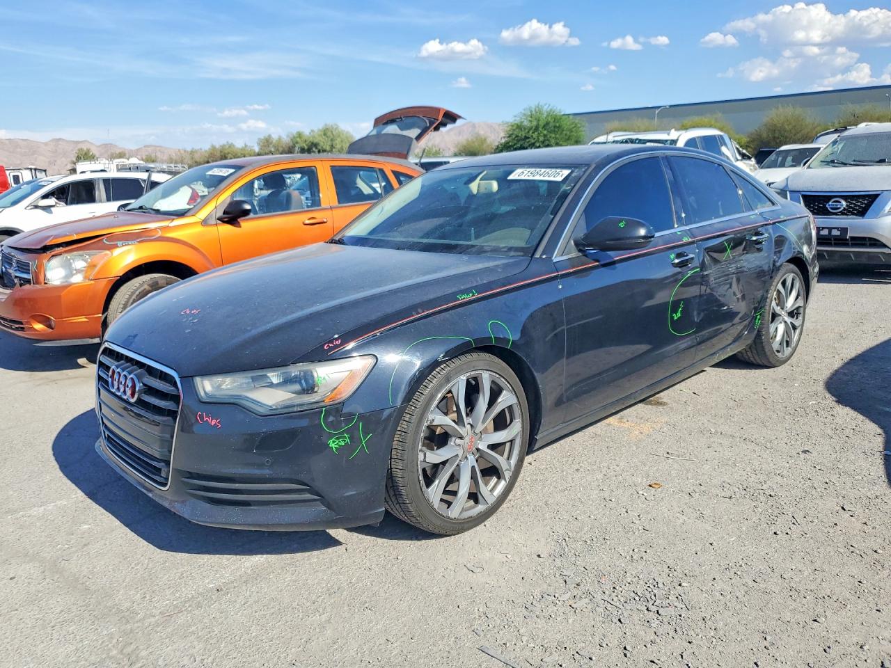 2015 Audi A6 Premium Plus Black vin: WAUDFAFCXFN028131
