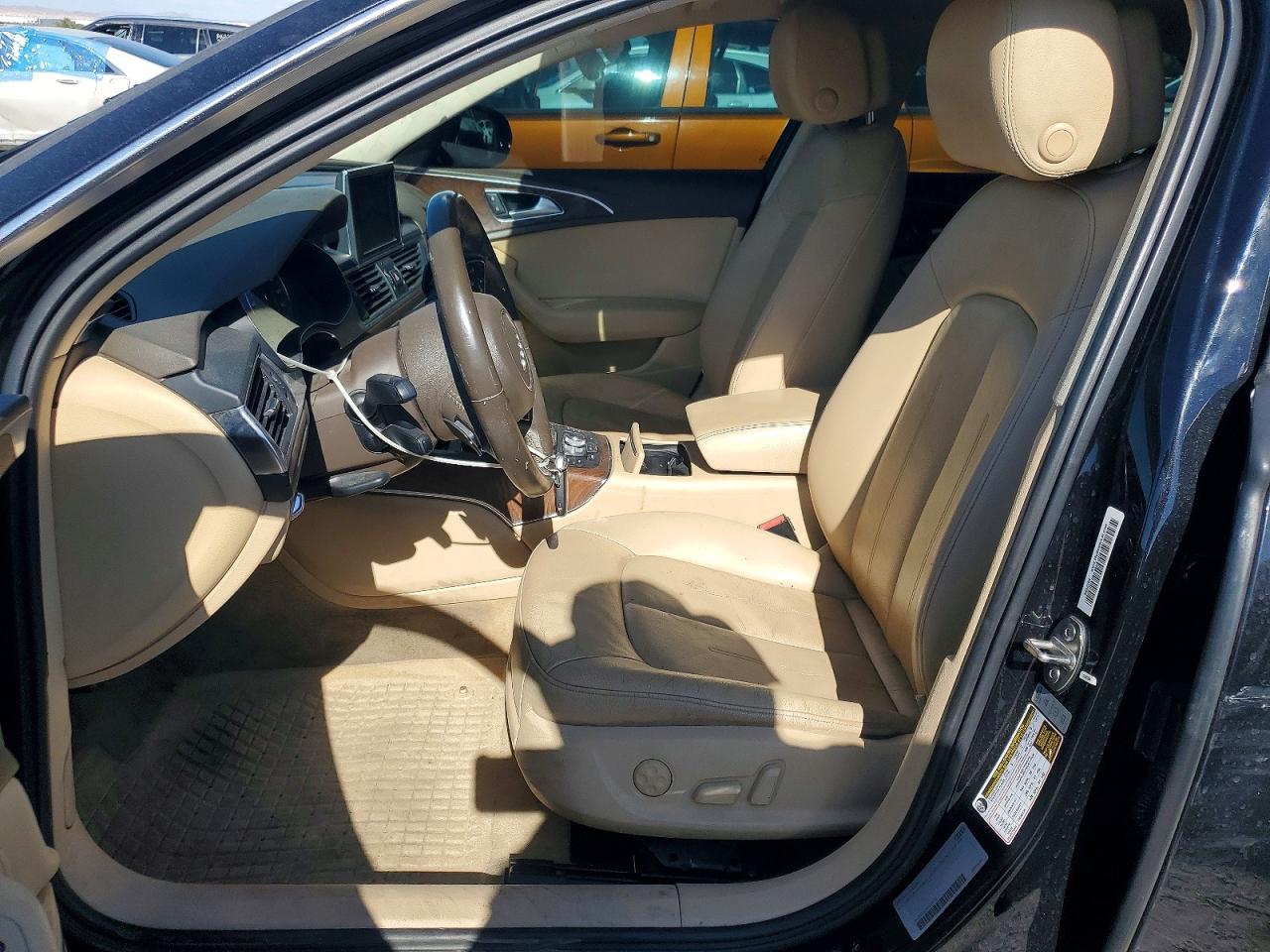 2015 Audi A6 Premium Plus Black vin: WAUDFAFCXFN028131