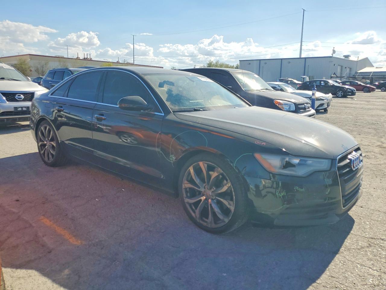 2015 Audi A6 Premium Plus Black vin: WAUDFAFCXFN028131
