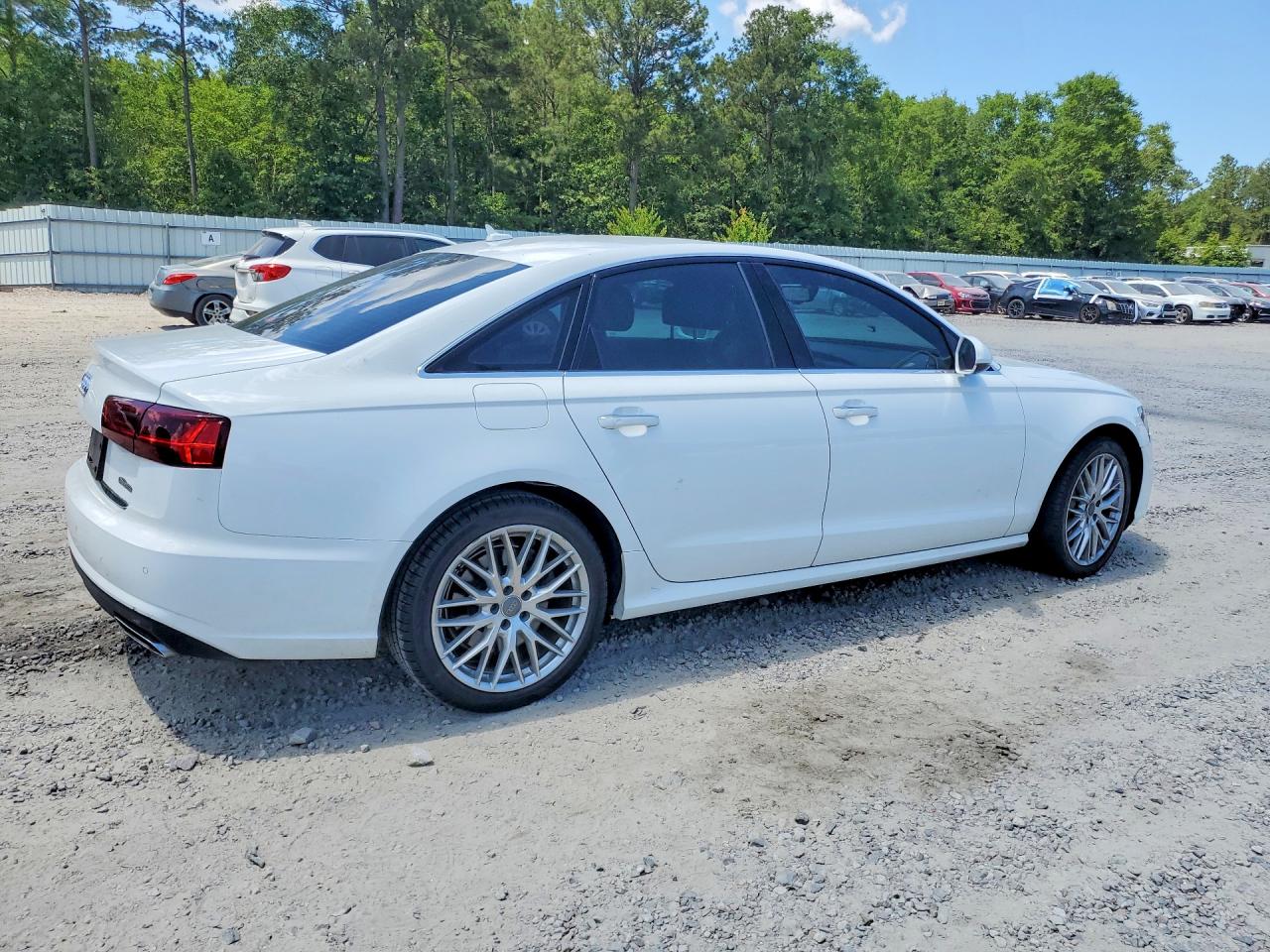2016 Audi A6 Premium Plus White vin: WAUDFAFCXGN107011