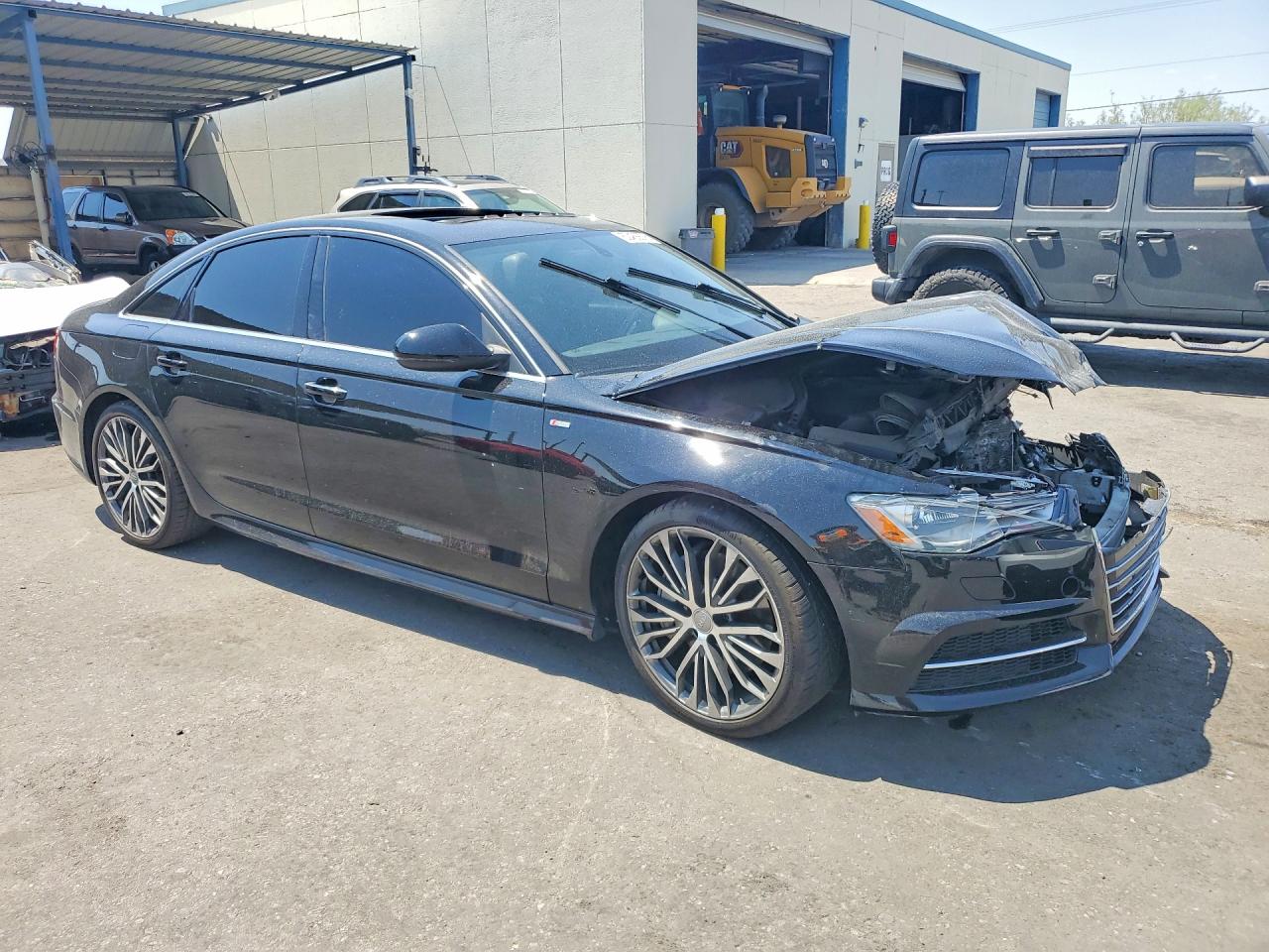 2016 Audi A6 Premium Plus Black vin: WAUDFAFCXGN125167