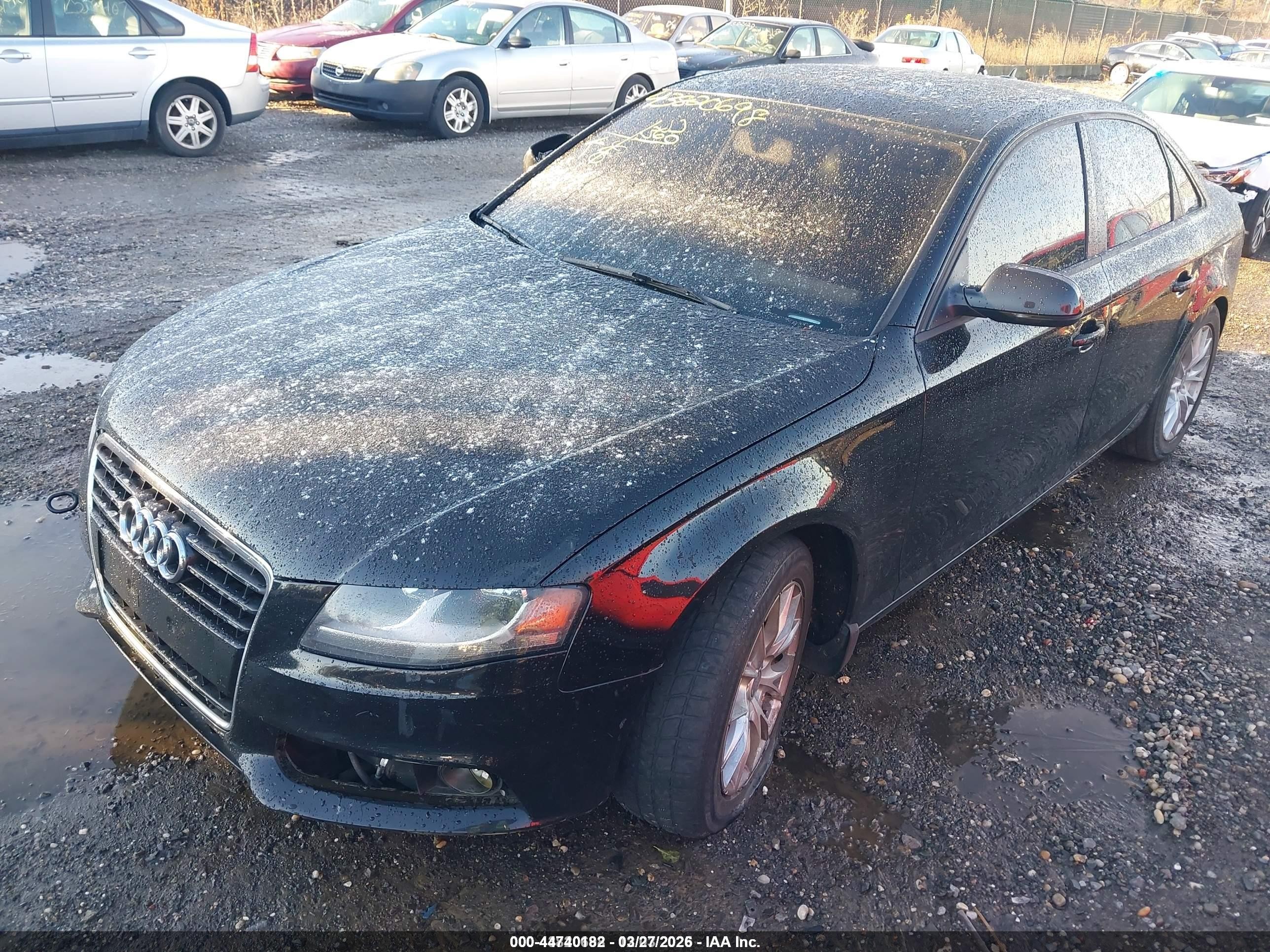 2010 Audi A4 2.0t Premium Black vin: WAUDFAFL1AN012733