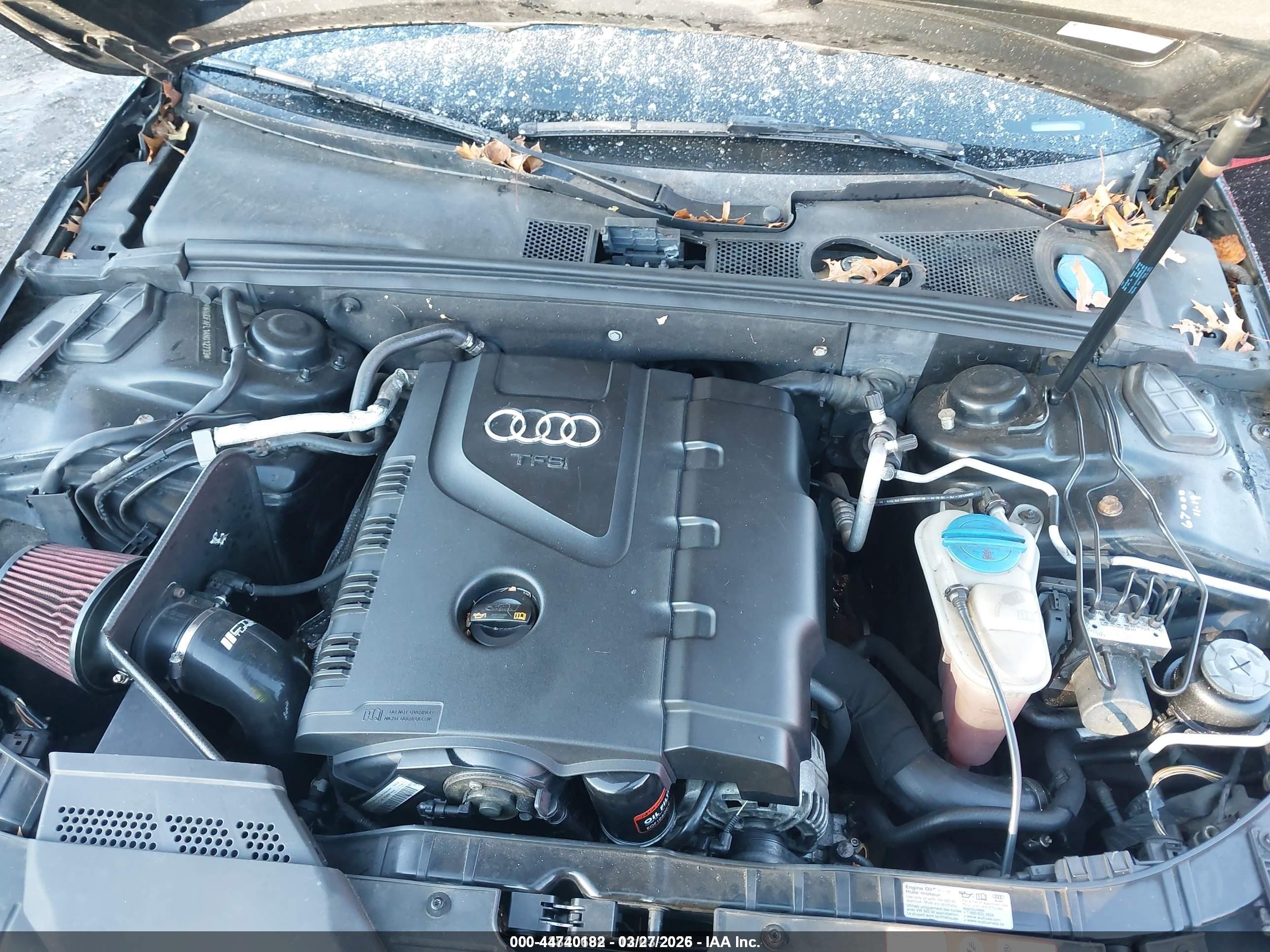 2010 Audi A4 2.0t Premium Black vin: WAUDFAFL1AN012733