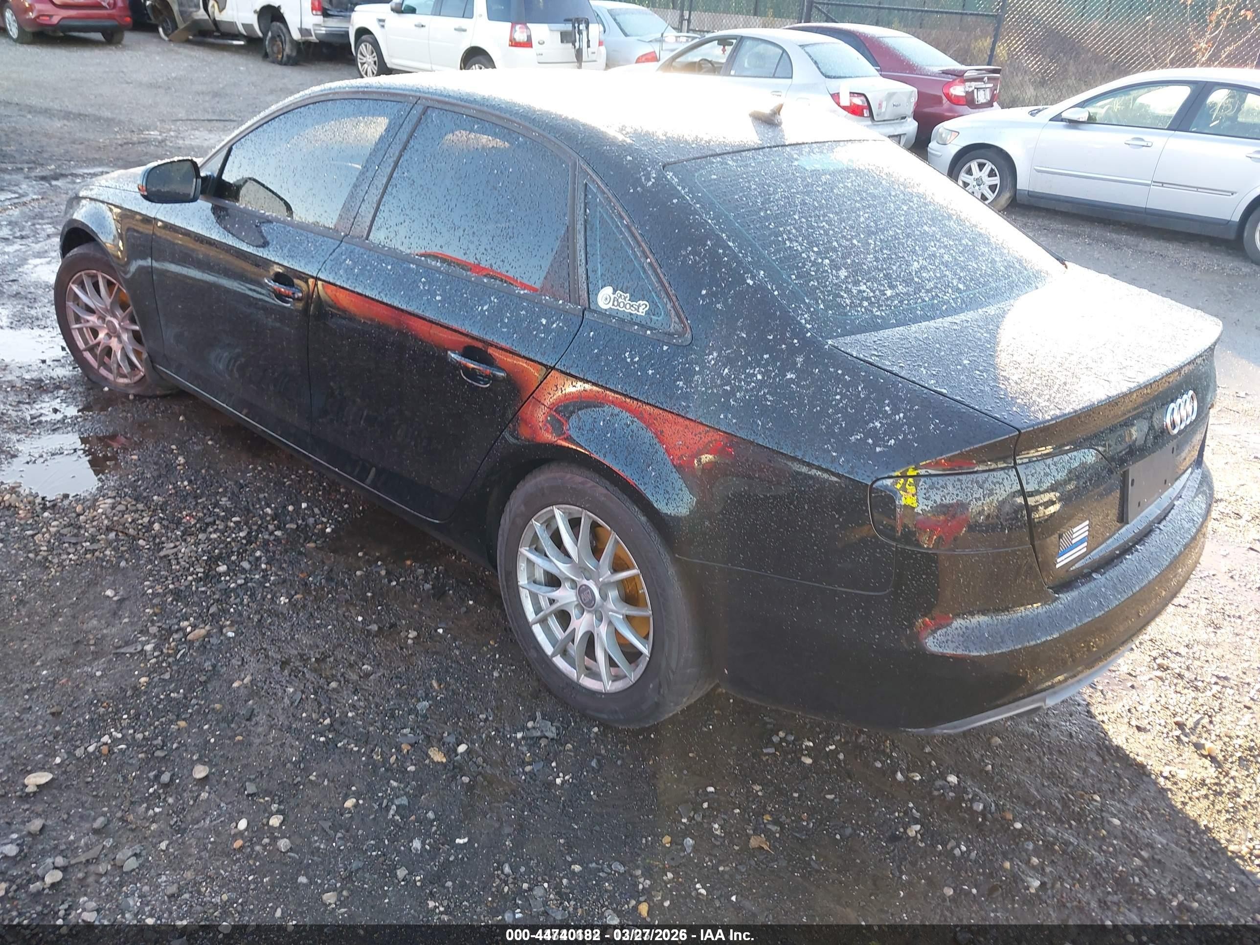 2010 Audi A4 2.0t Premium Black vin: WAUDFAFL1AN012733