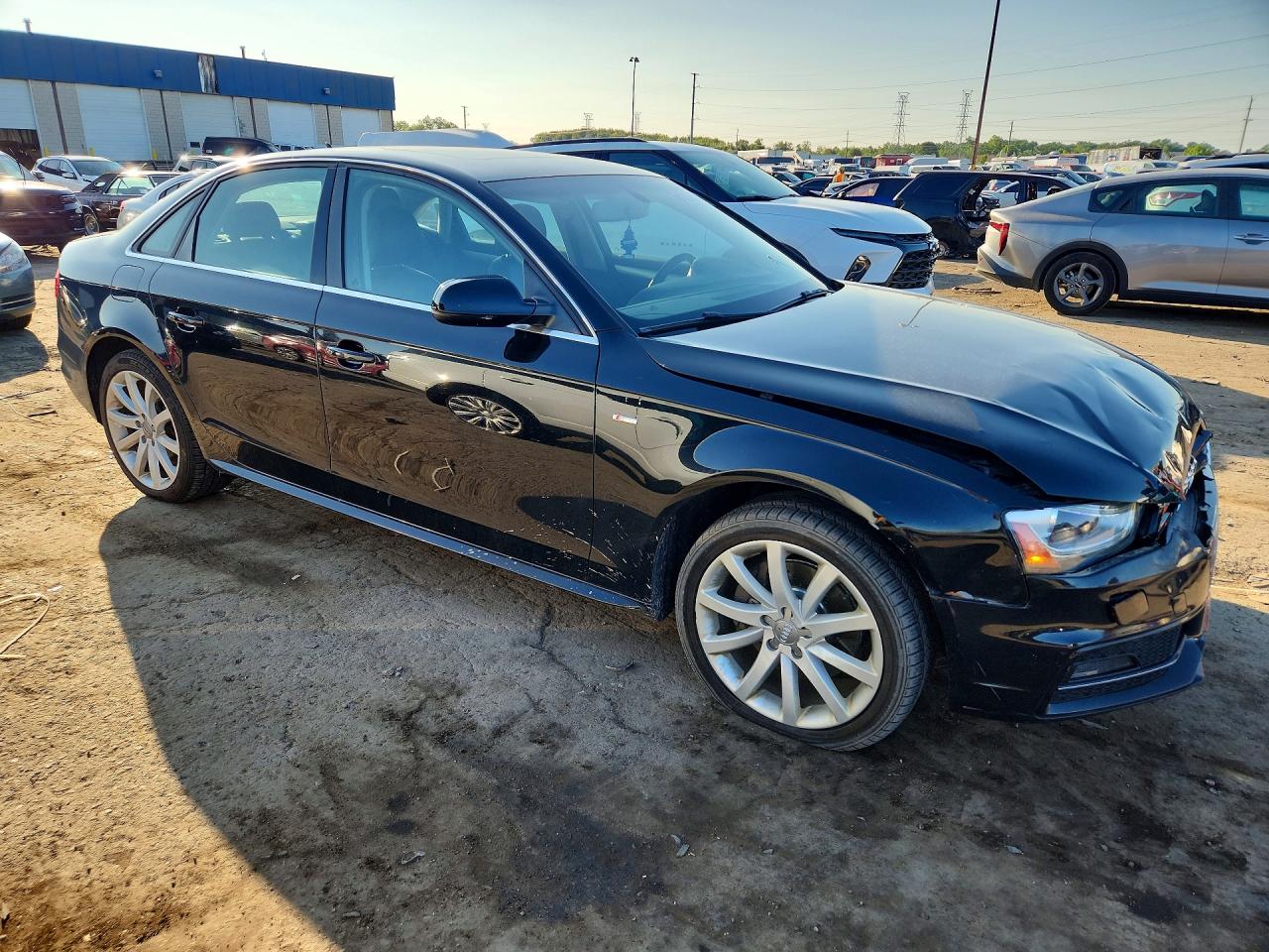 2014 Audi A4 Premium Black vin: WAUDFAFL1EN038593