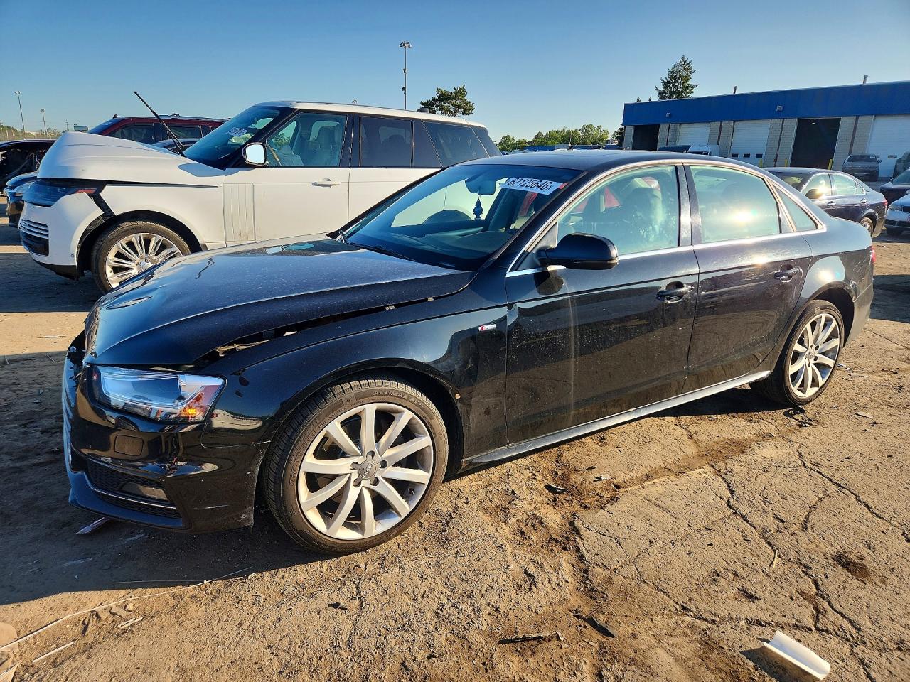 2014 Audi A4 Premium Black vin: WAUDFAFL1EN038593
