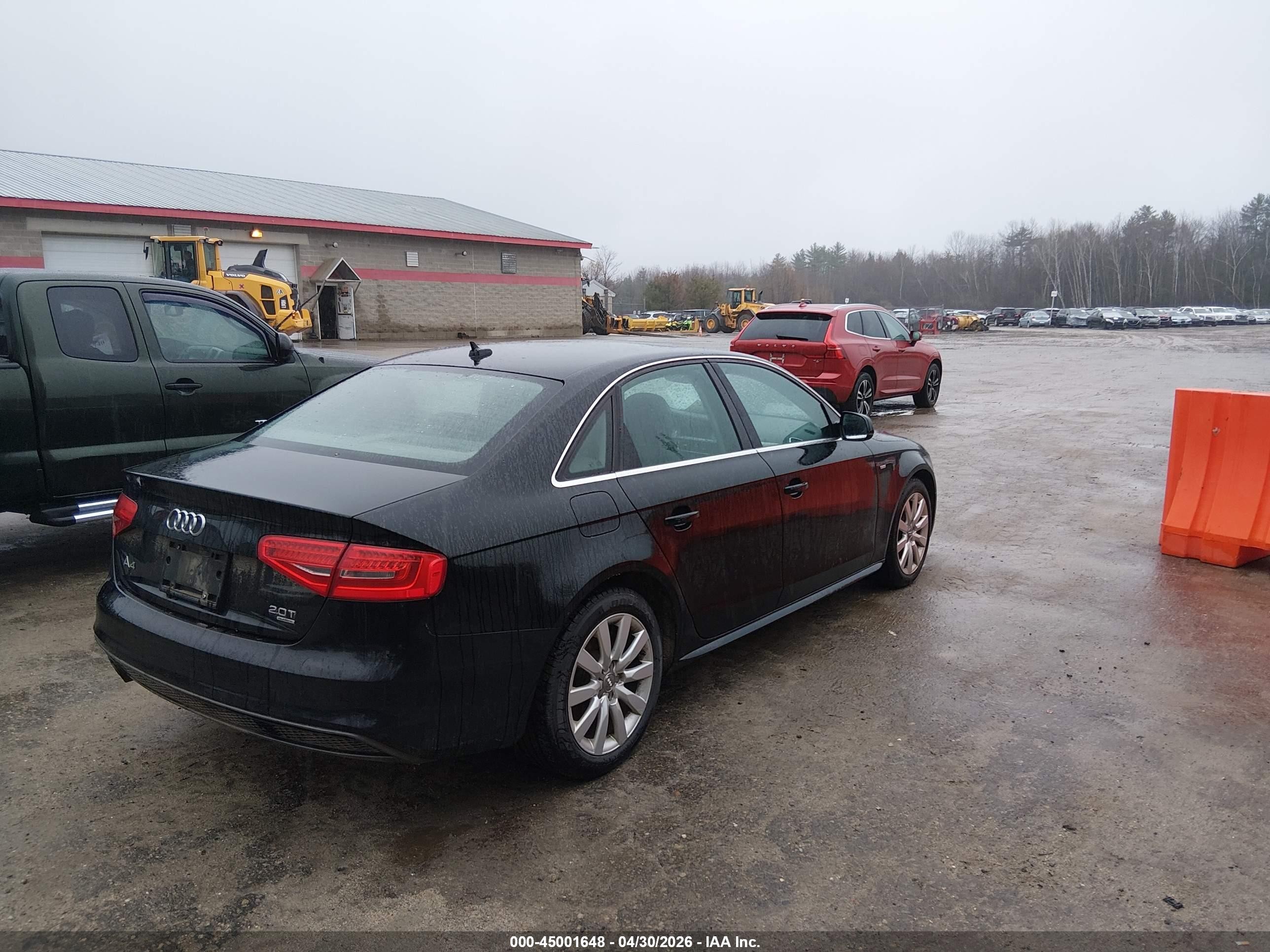 2015 Audi A4 2.0t Premium Black vin: WAUDFAFL1FN012495