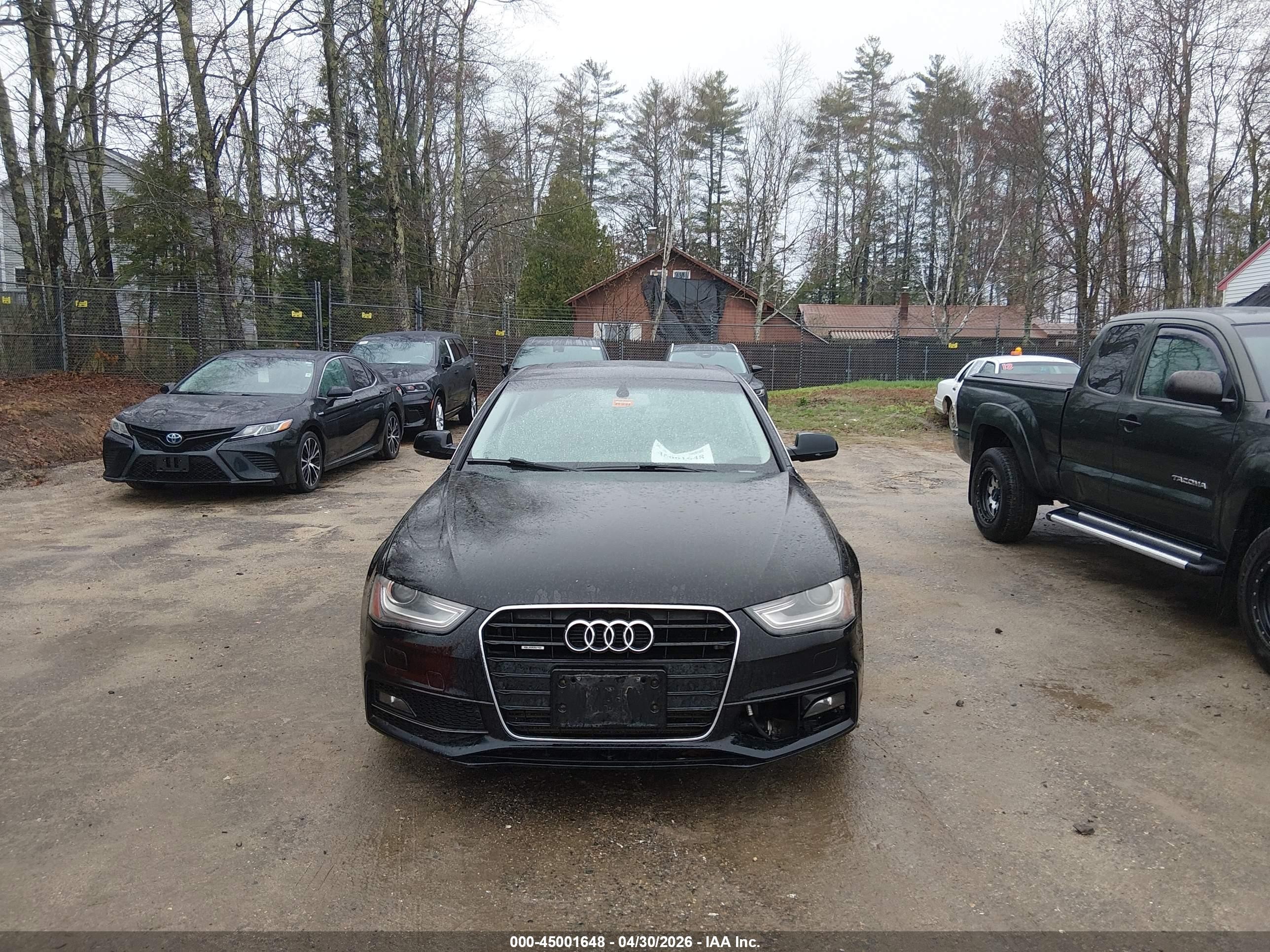 2015 Audi A4 2.0t Premium Black vin: WAUDFAFL1FN012495