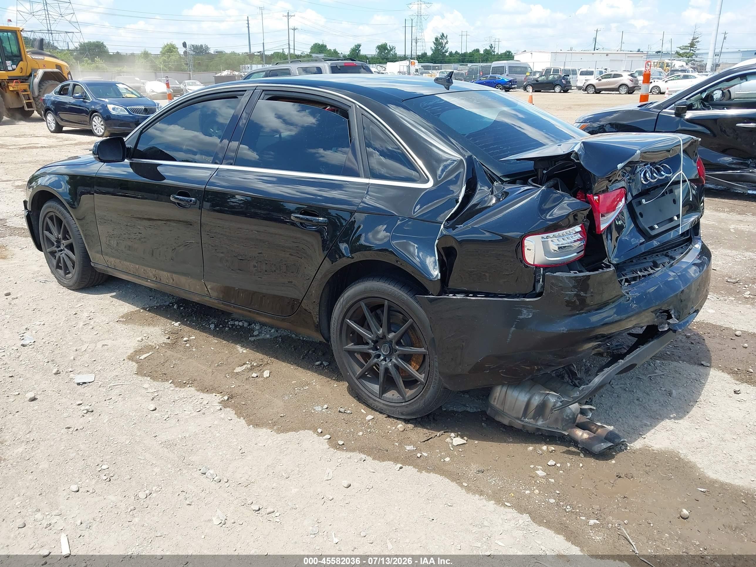 2013 Audi A4 2.0t Premium Black vin: WAUDFAFL3DN049366