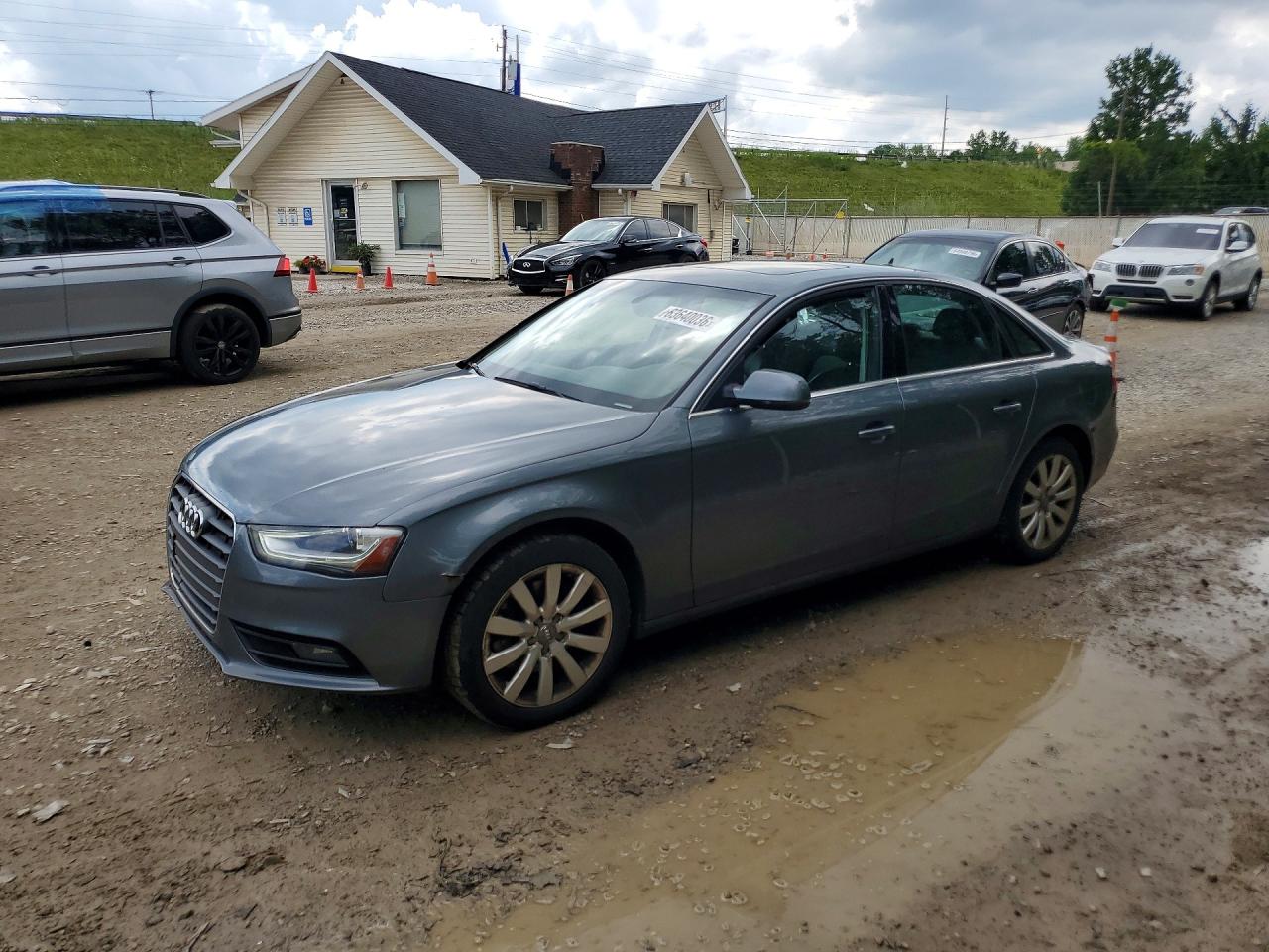 2013 Audi A4 Premium Charcoal vin: WAUDFAFL4DN042121