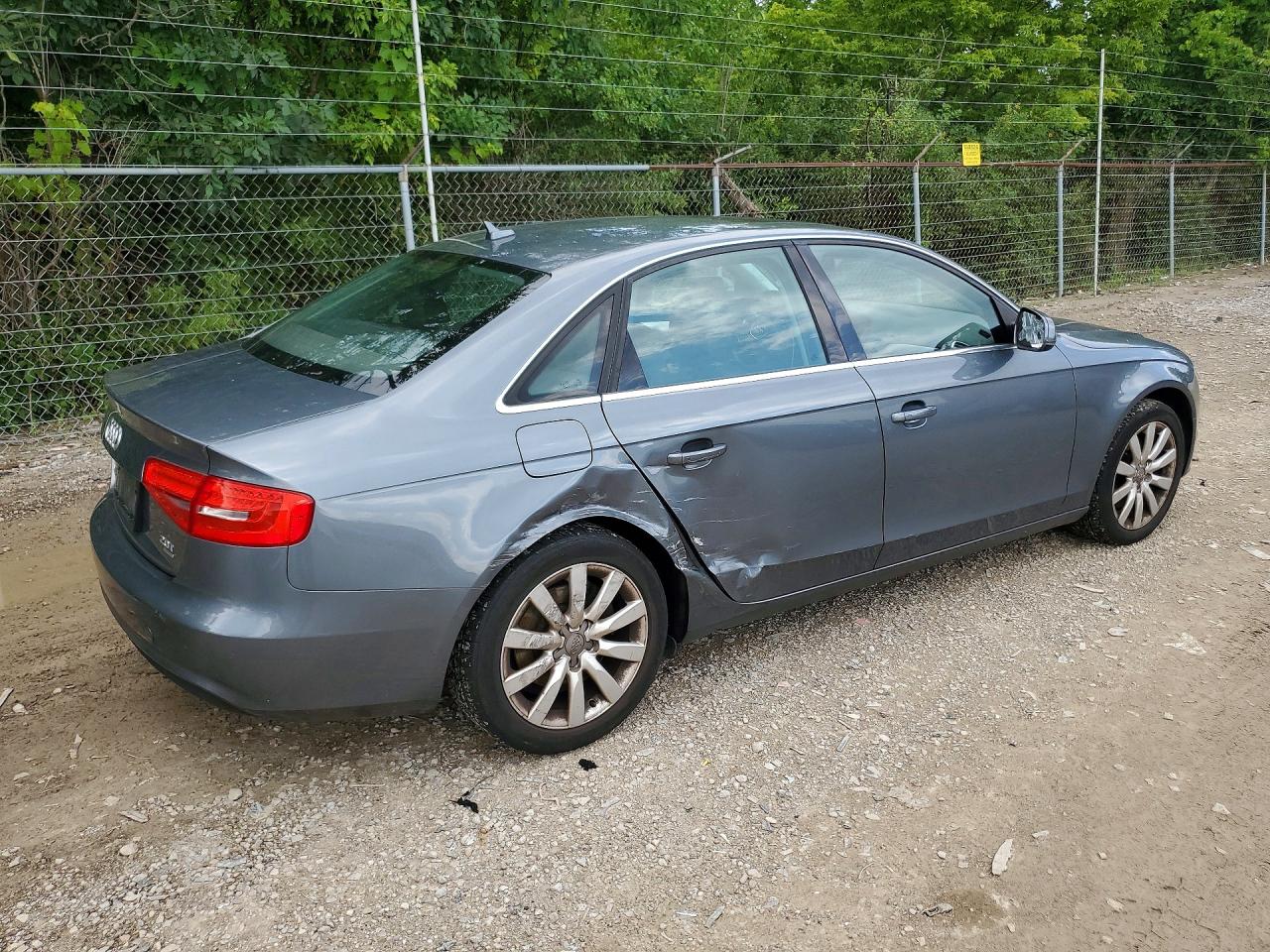 2013 Audi A4 Premium Charcoal vin: WAUDFAFL4DN042121