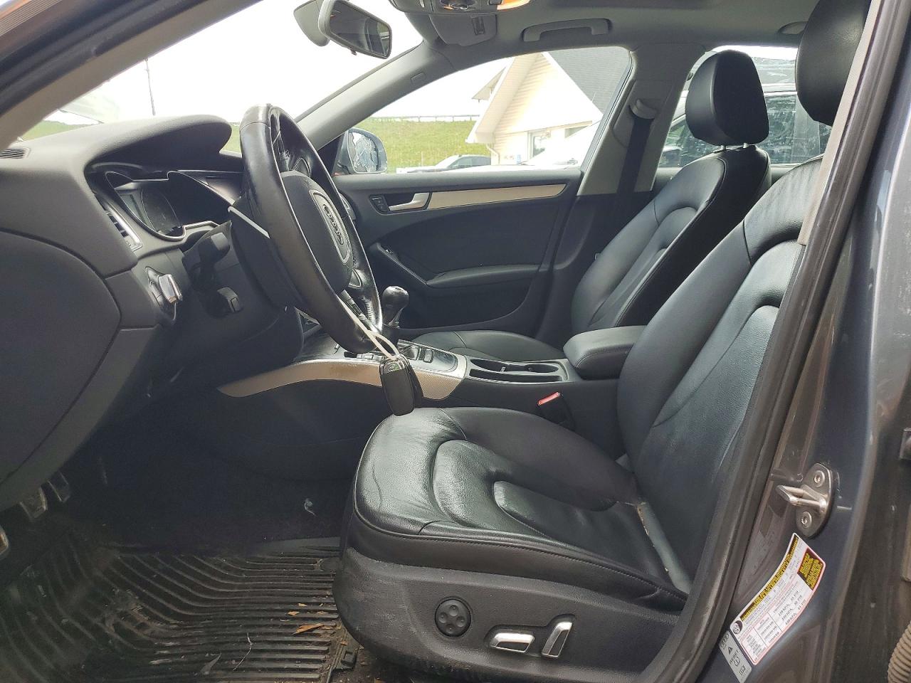 2013 Audi A4 Premium Charcoal vin: WAUDFAFL4DN042121