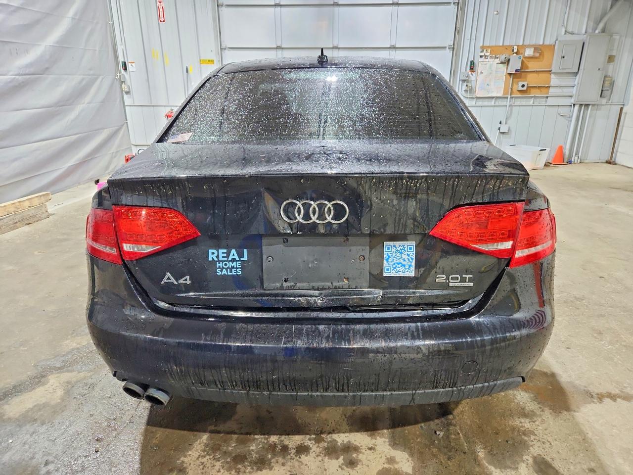 2012 Audi A4 Premium Black vin: WAUDFAFL5CA116197