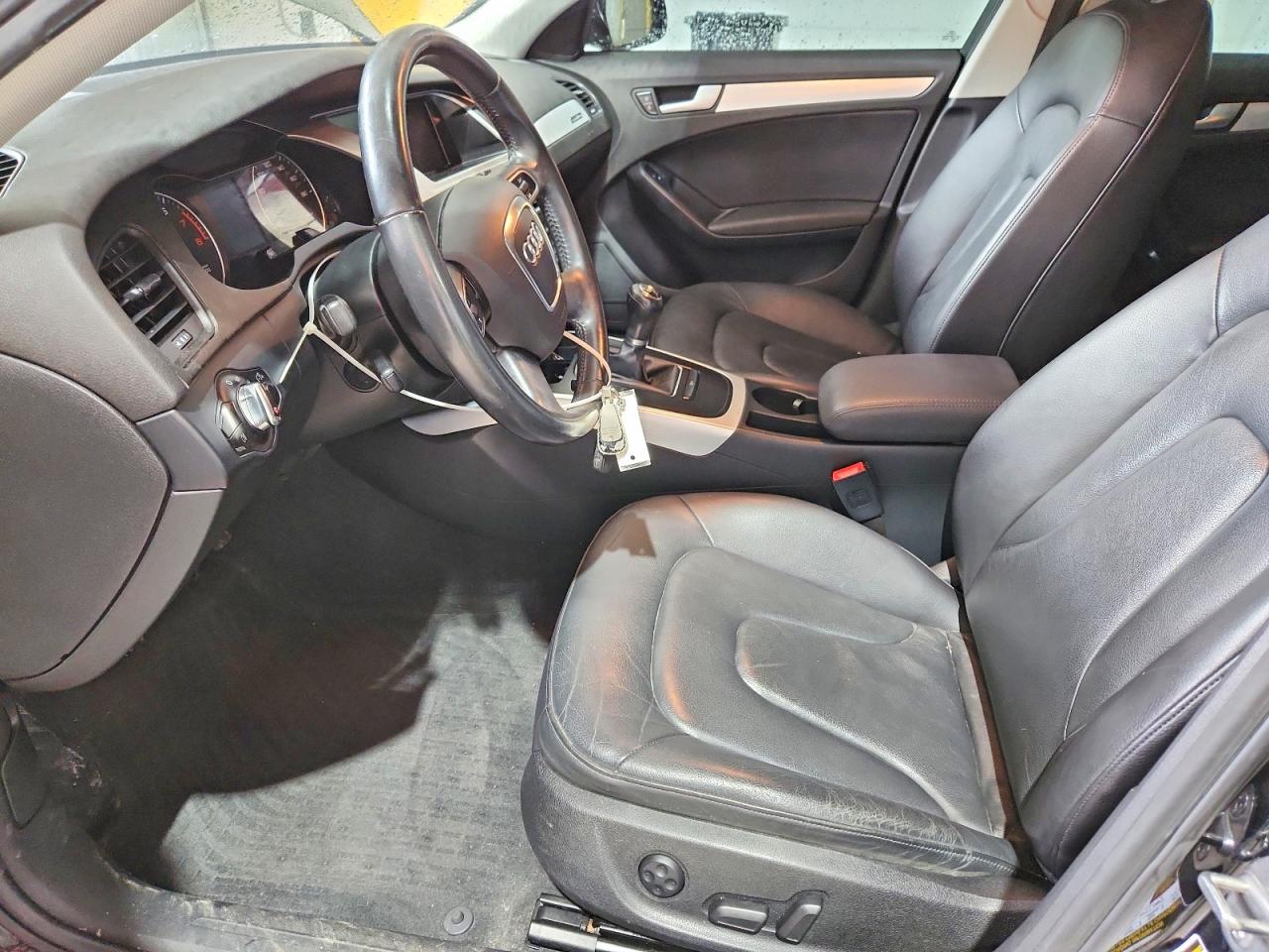 2012 Audi A4 Premium Black vin: WAUDFAFL5CA116197