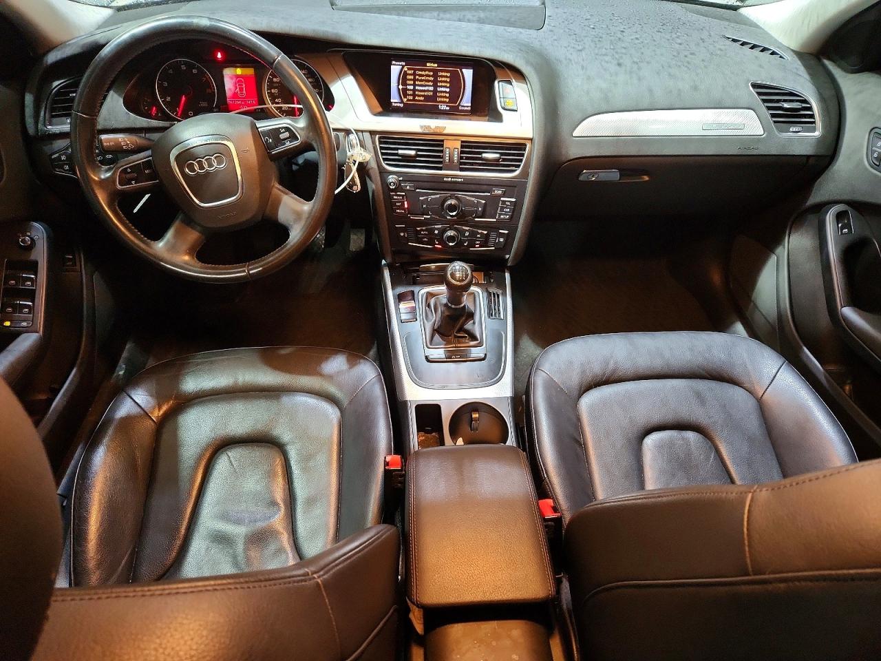 2012 Audi A4 Premium Black vin: WAUDFAFL5CA116197