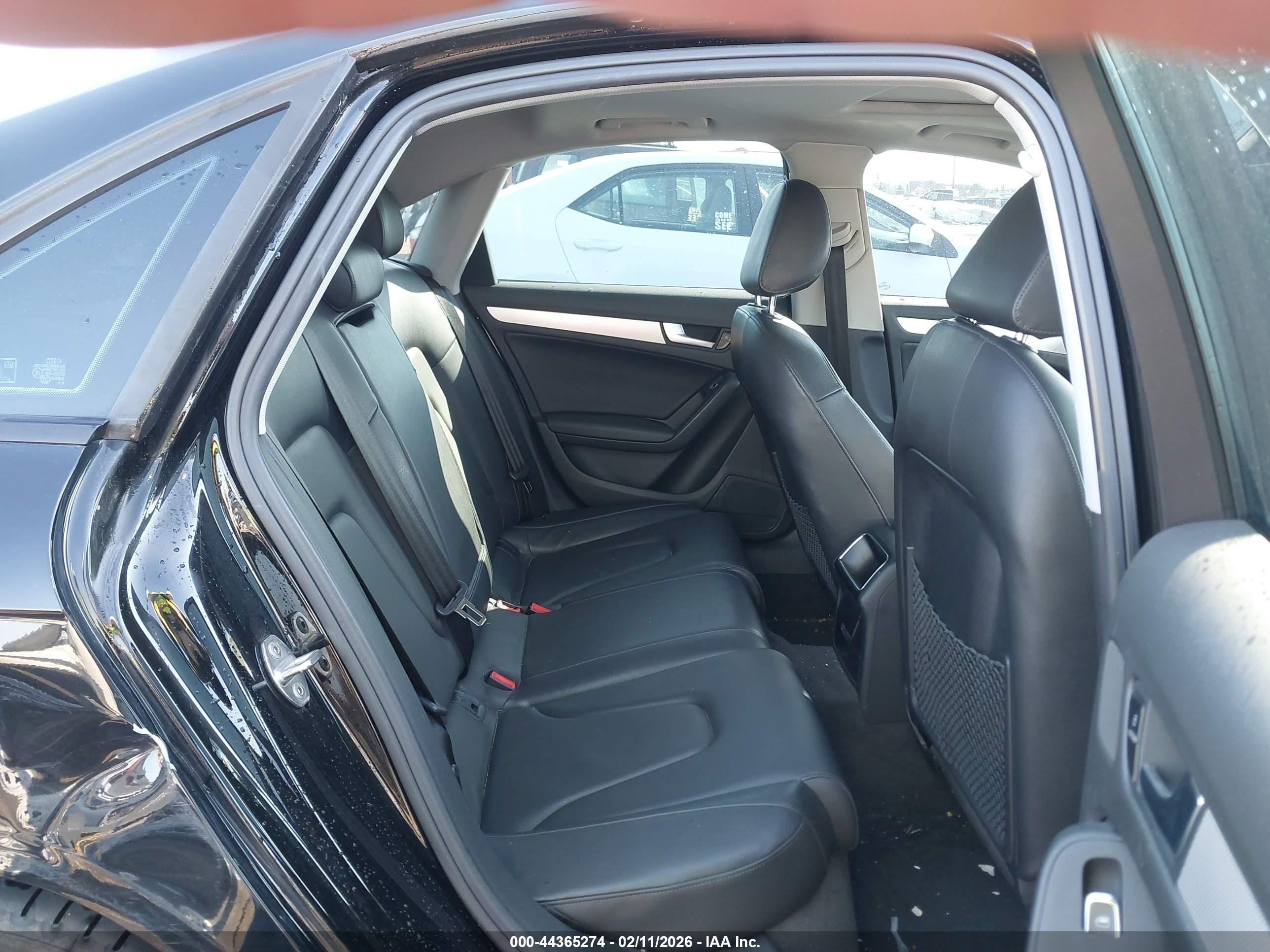 2013 Audi A4 2.0t Premium Black vin: WAUDFAFL5DN024114