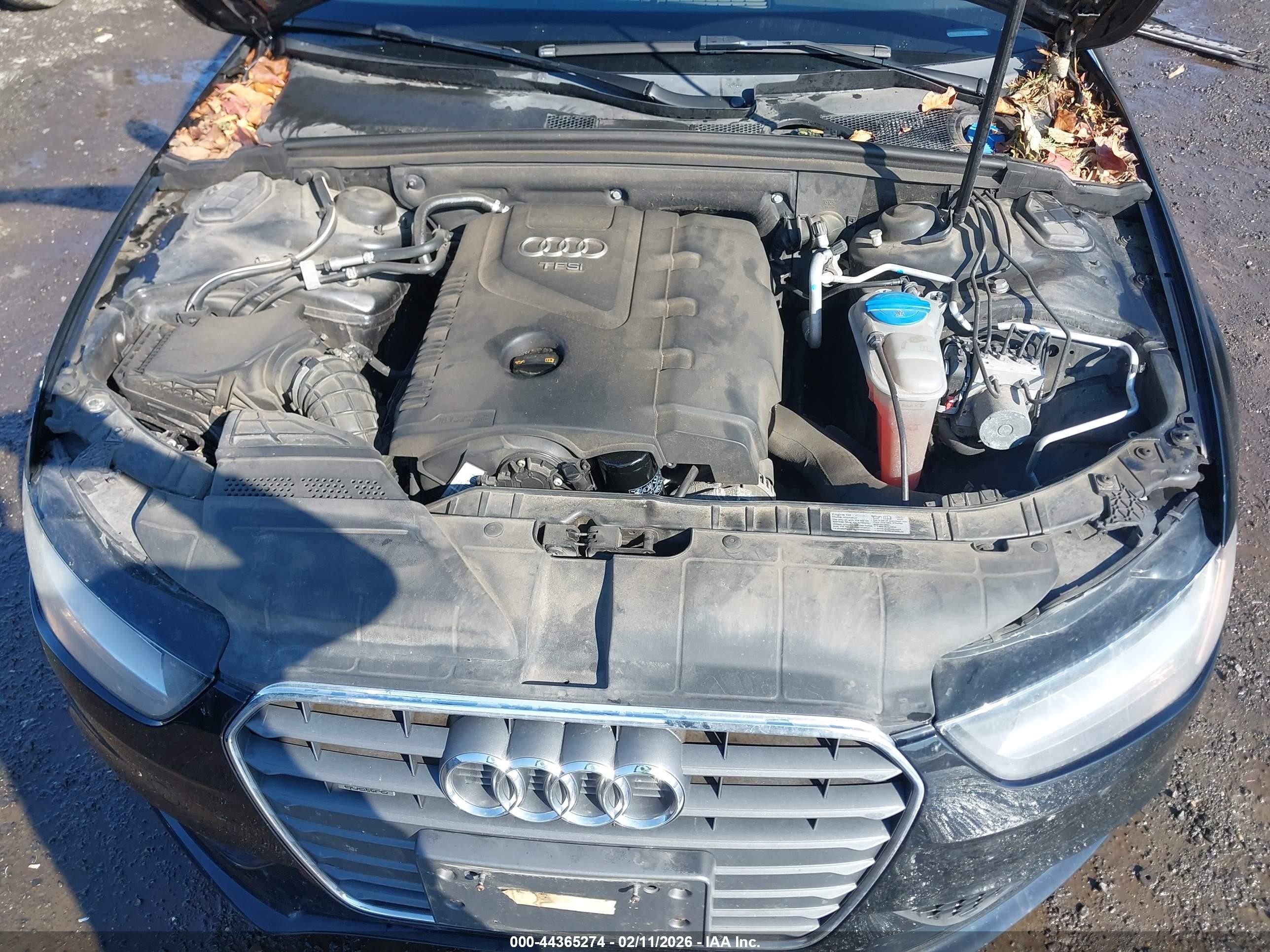 2013 Audi A4 2.0t Premium Black vin: WAUDFAFL5DN024114