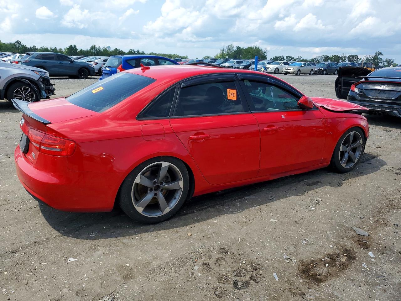 2013 Audi A4 Premium Red vin: WAUDFAFL7DN045112