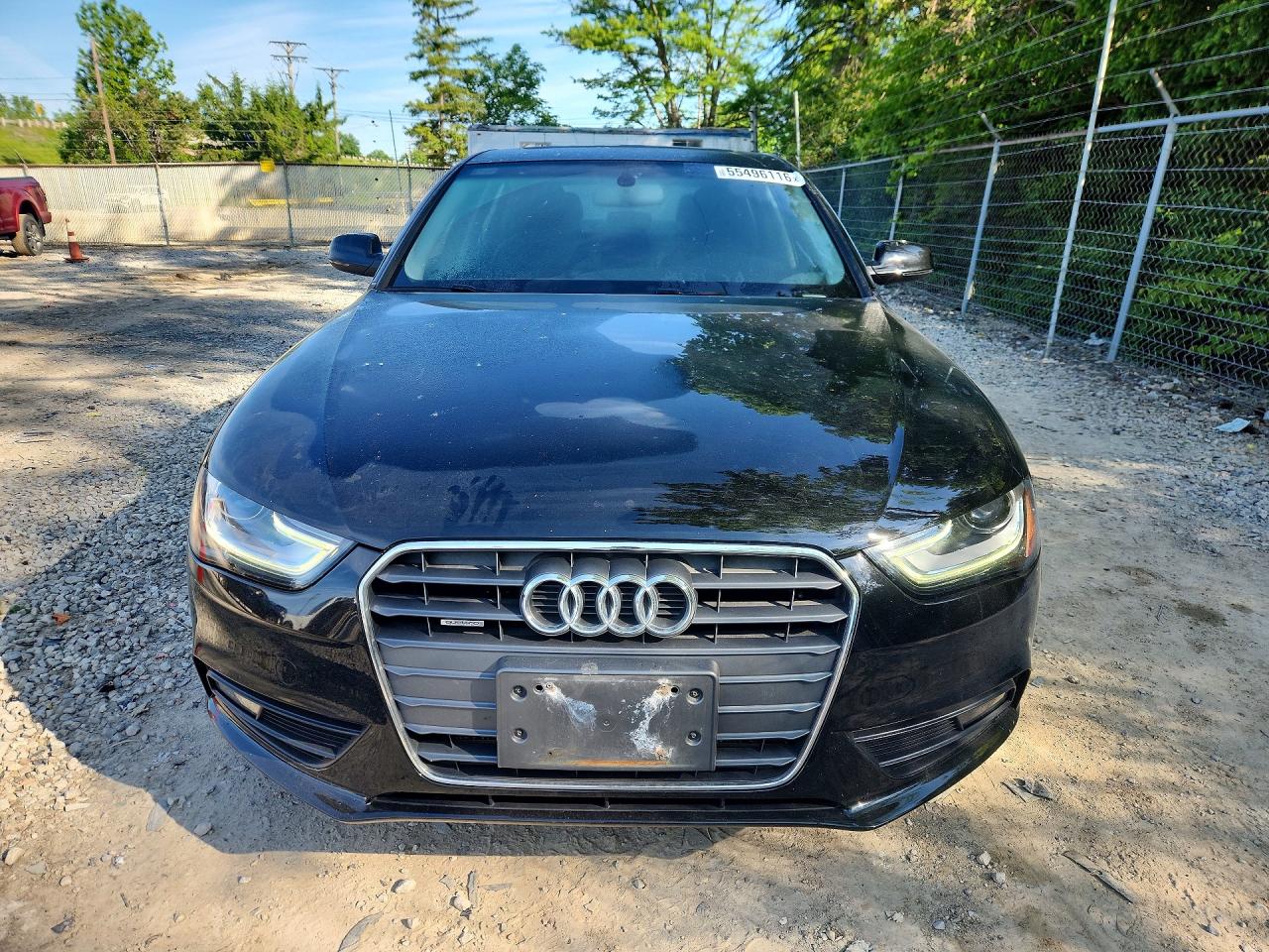 2013 Audi A4 Premium Черный vin: WAUDFAFL7DN049211