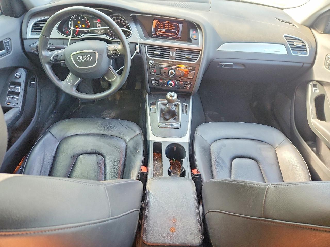 2013 Audi A4 Premium Черный vin: WAUDFAFL7DN049211
