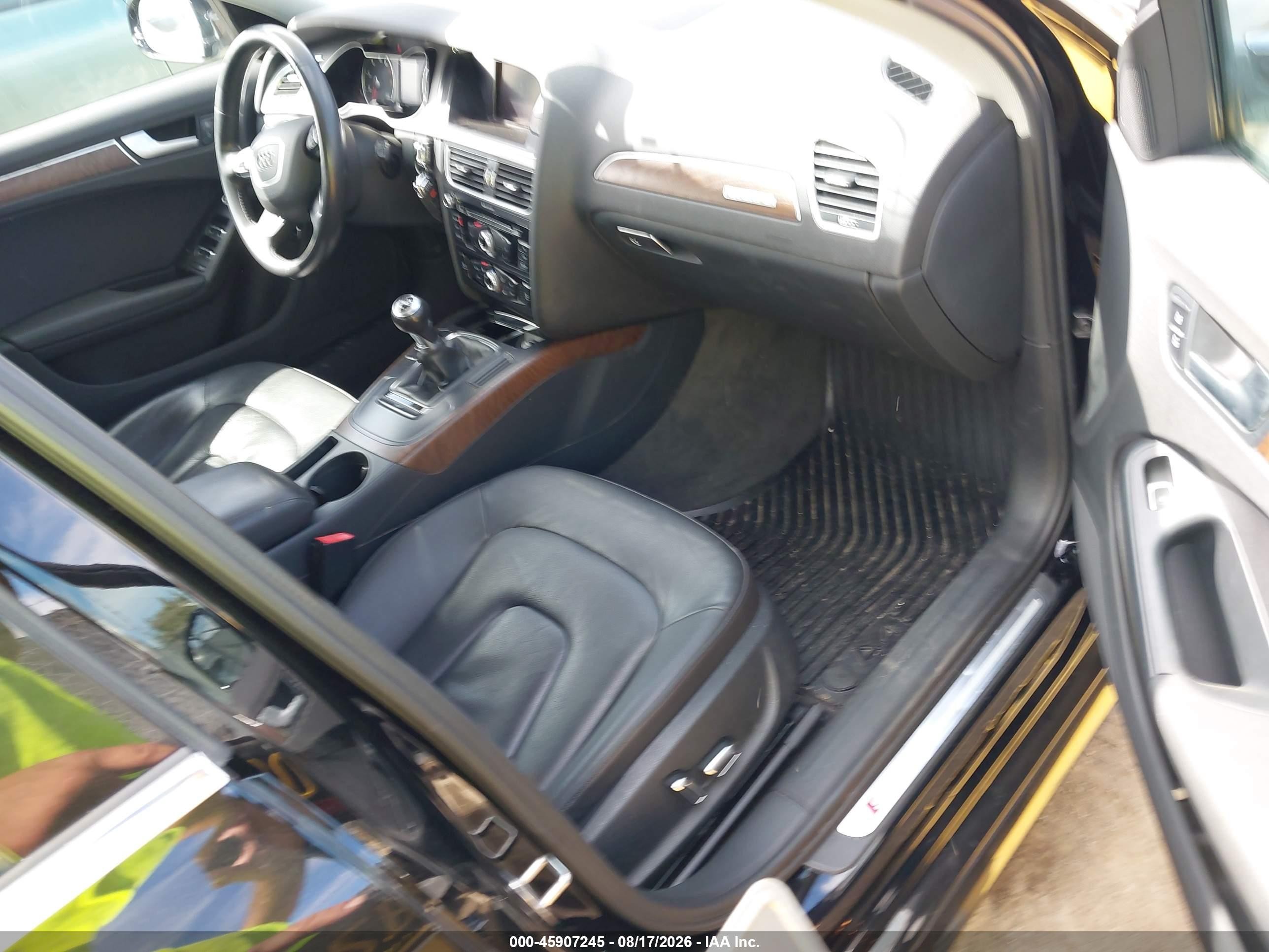 2014 Audi A4 2.0t Premium Black vin: WAUDFAFL8EN037604