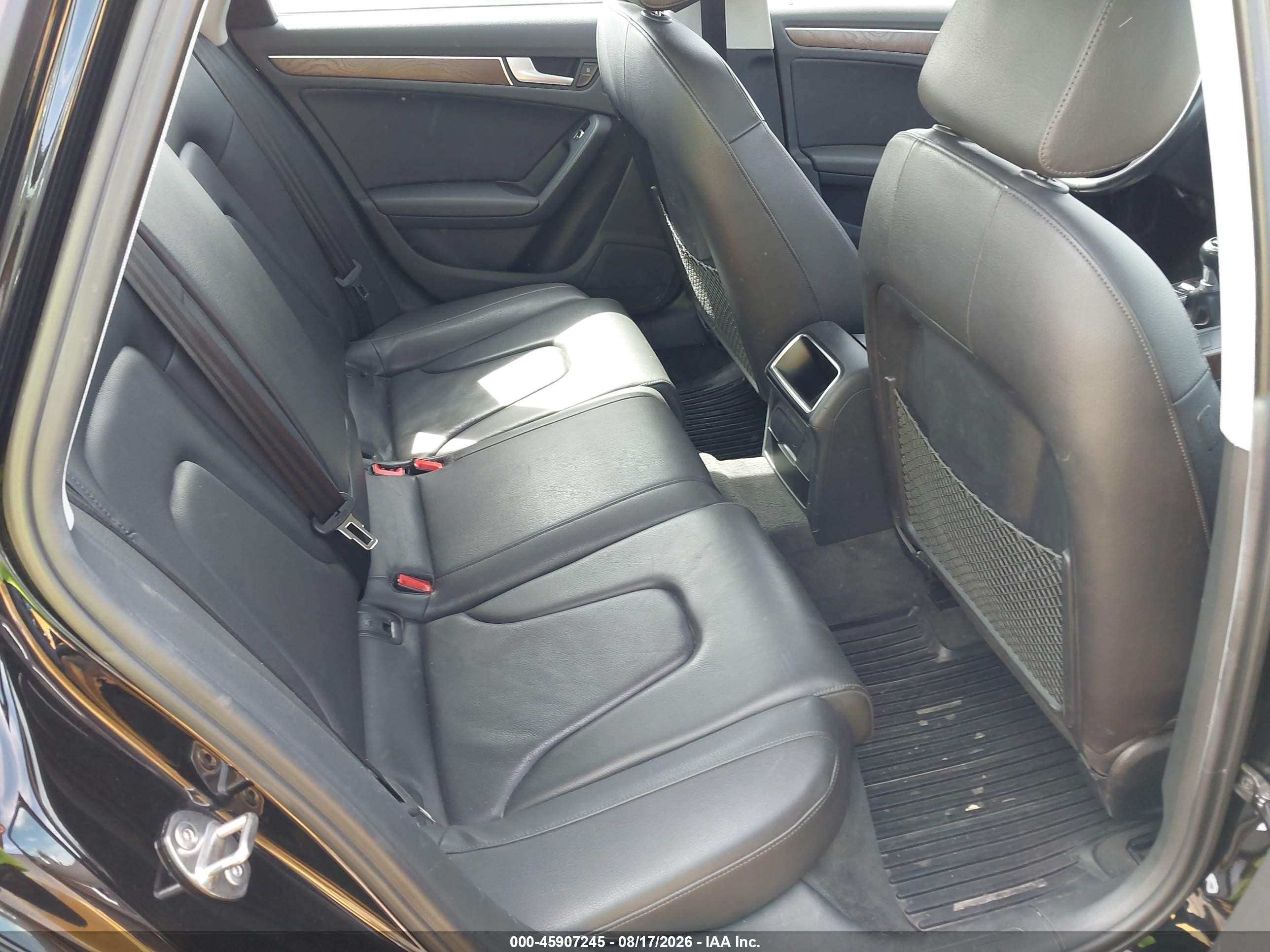 2014 Audi A4 2.0t Premium Black vin: WAUDFAFL8EN037604