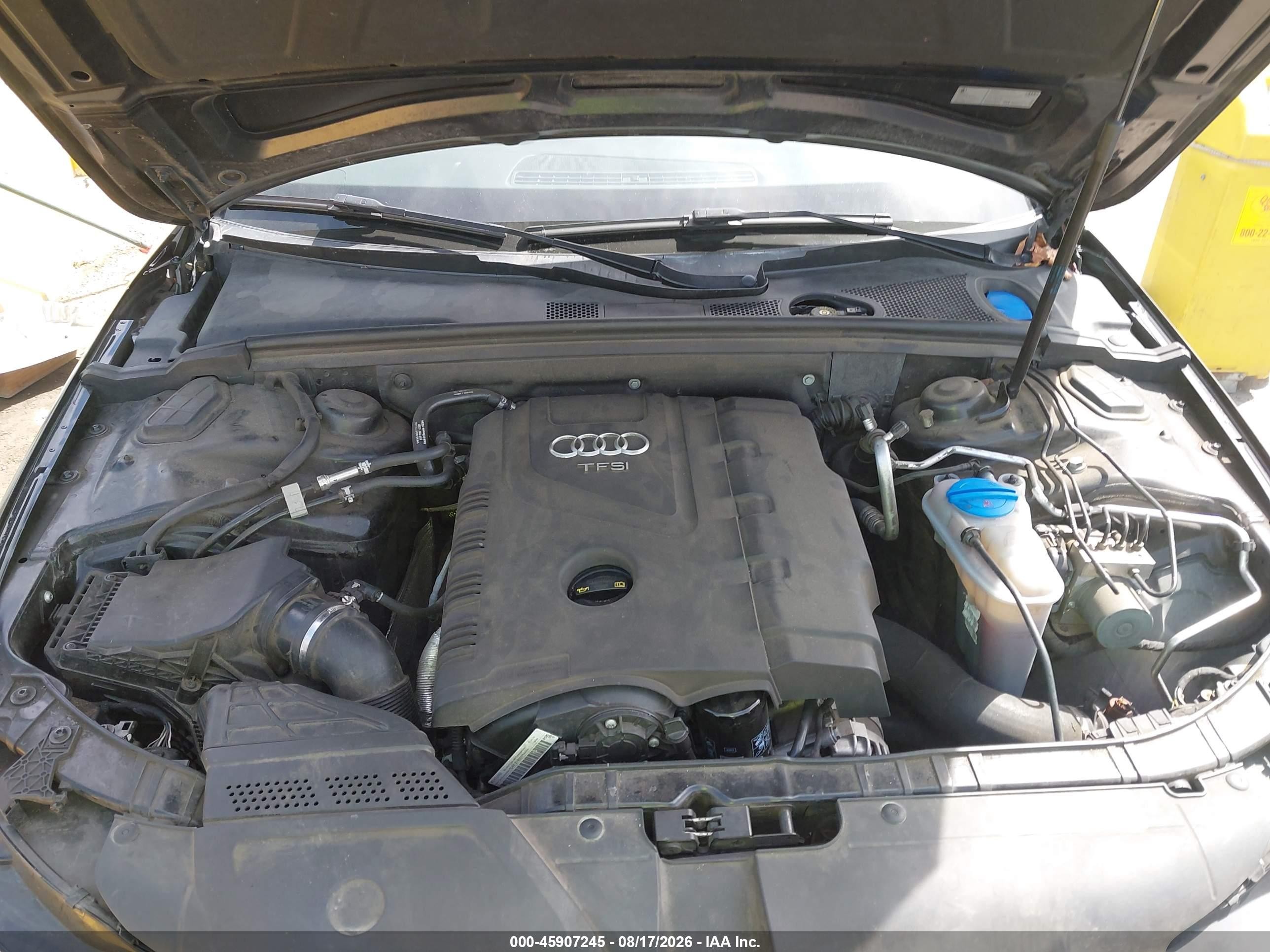 2014 Audi A4 2.0t Premium Black vin: WAUDFAFL8EN037604