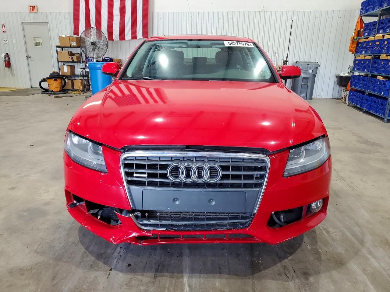 2011 Audi A4 Premium Red vin: WAUDFAFL9BA075362