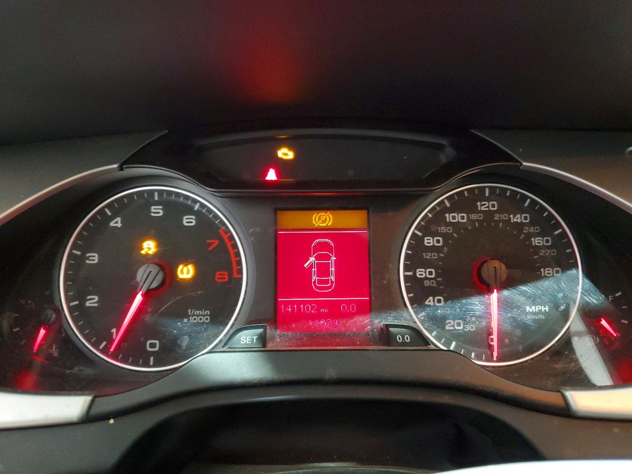 2011 Audi A4 Premium Red vin: WAUDFAFL9BA075362