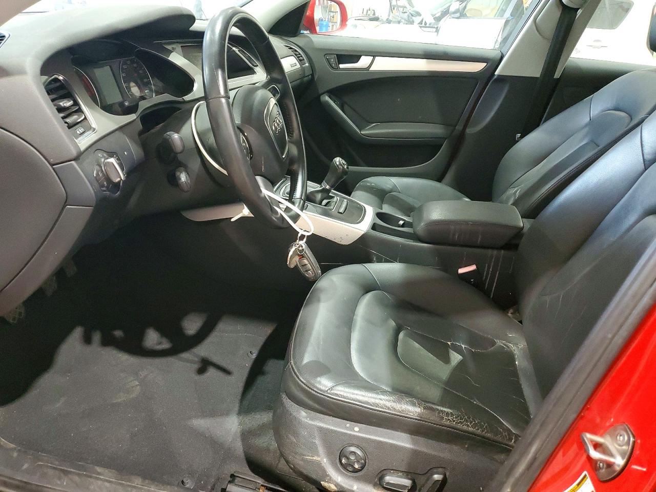 2011 Audi A4 Premium Red vin: WAUDFAFL9BA075362