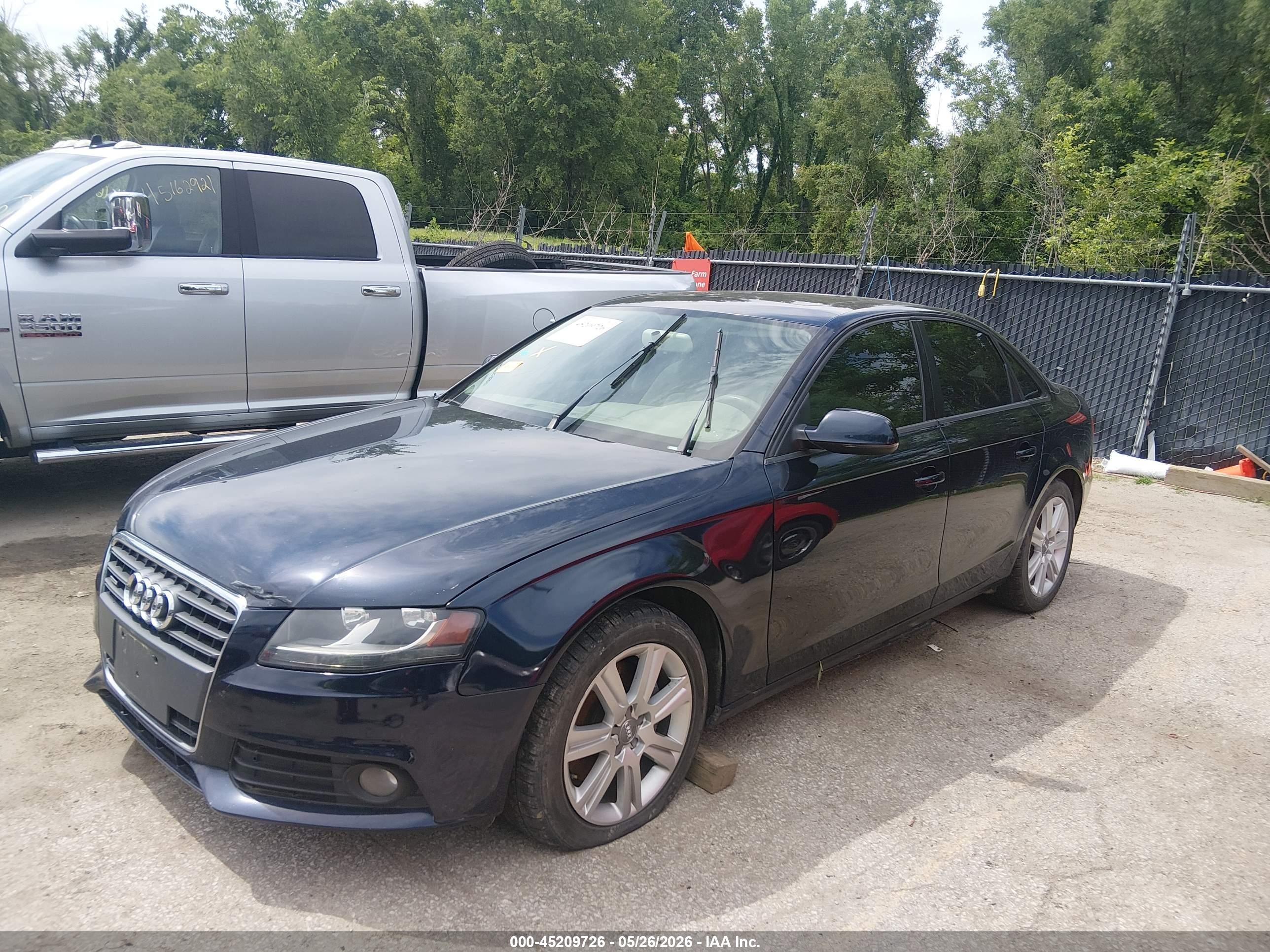 2011 Audi A4 2.0t Premium Blue vin: WAUDFAFL9BN012187