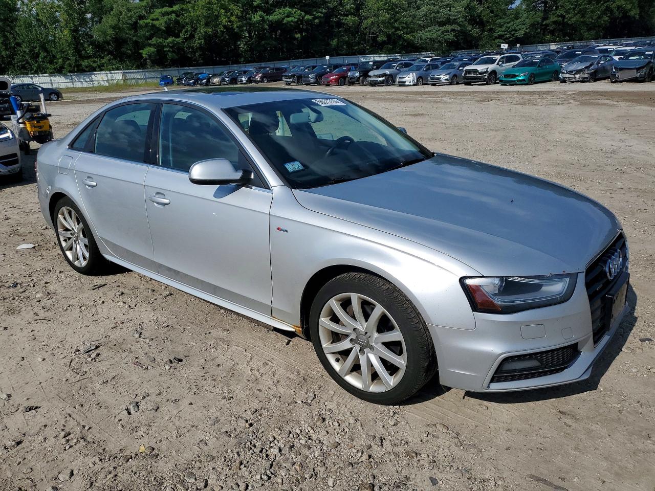 2014 Audi A4 Premium Silver vin: WAUDFAFLXEN028936