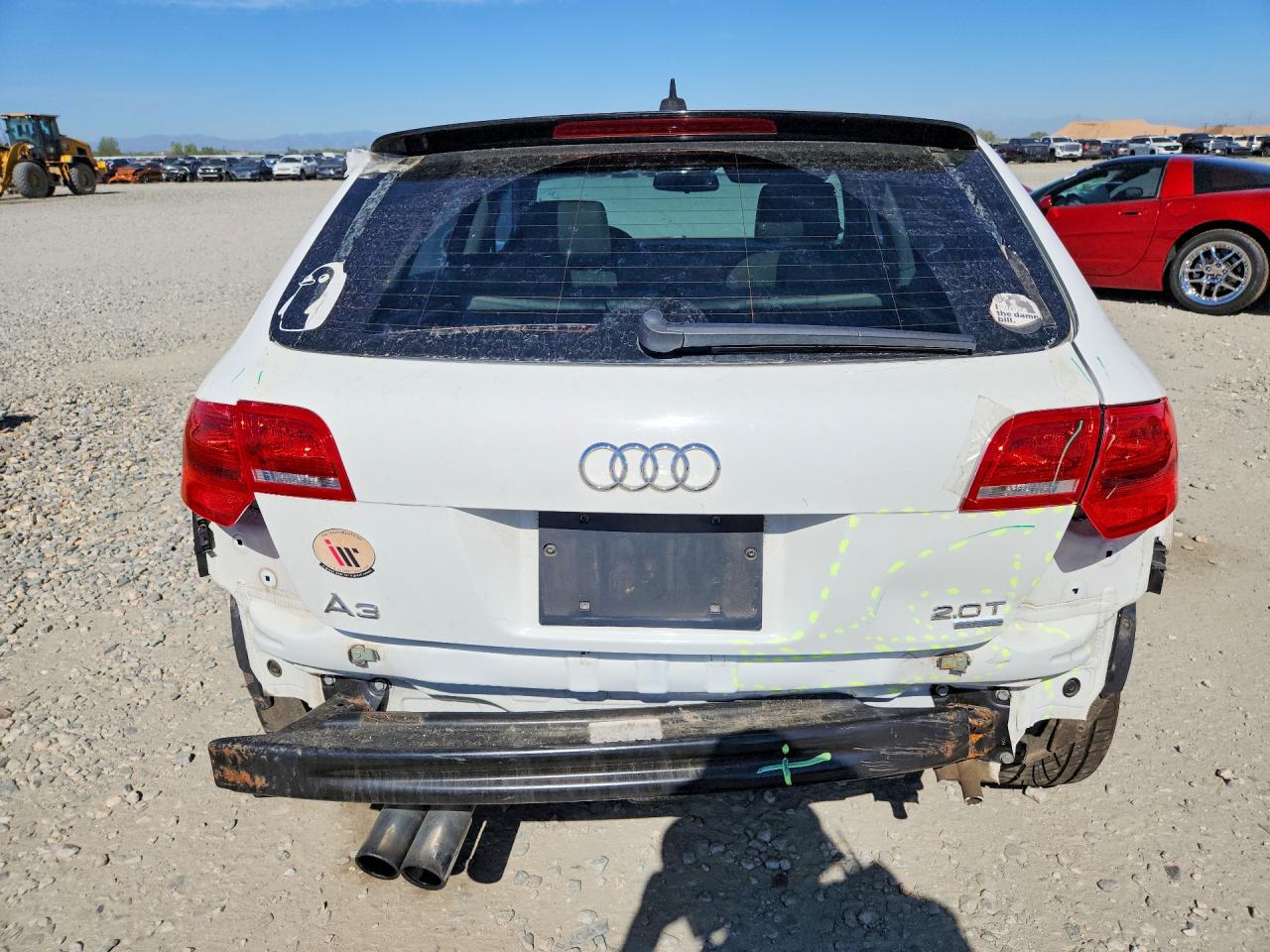 2011 Audi A3 Premium White vin: WAUDFAFM9BA099203