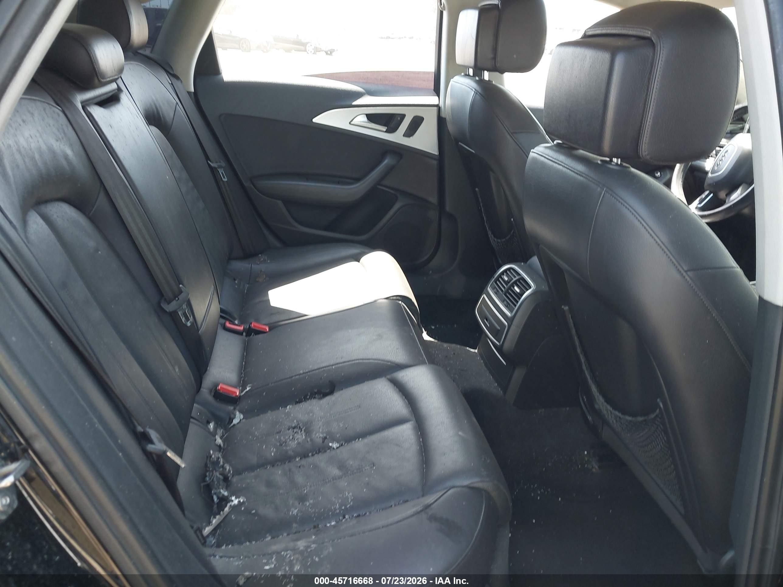 2012 Audi A6 2.0t Premium Plus Black vin: WAUDFBFC7CN074422