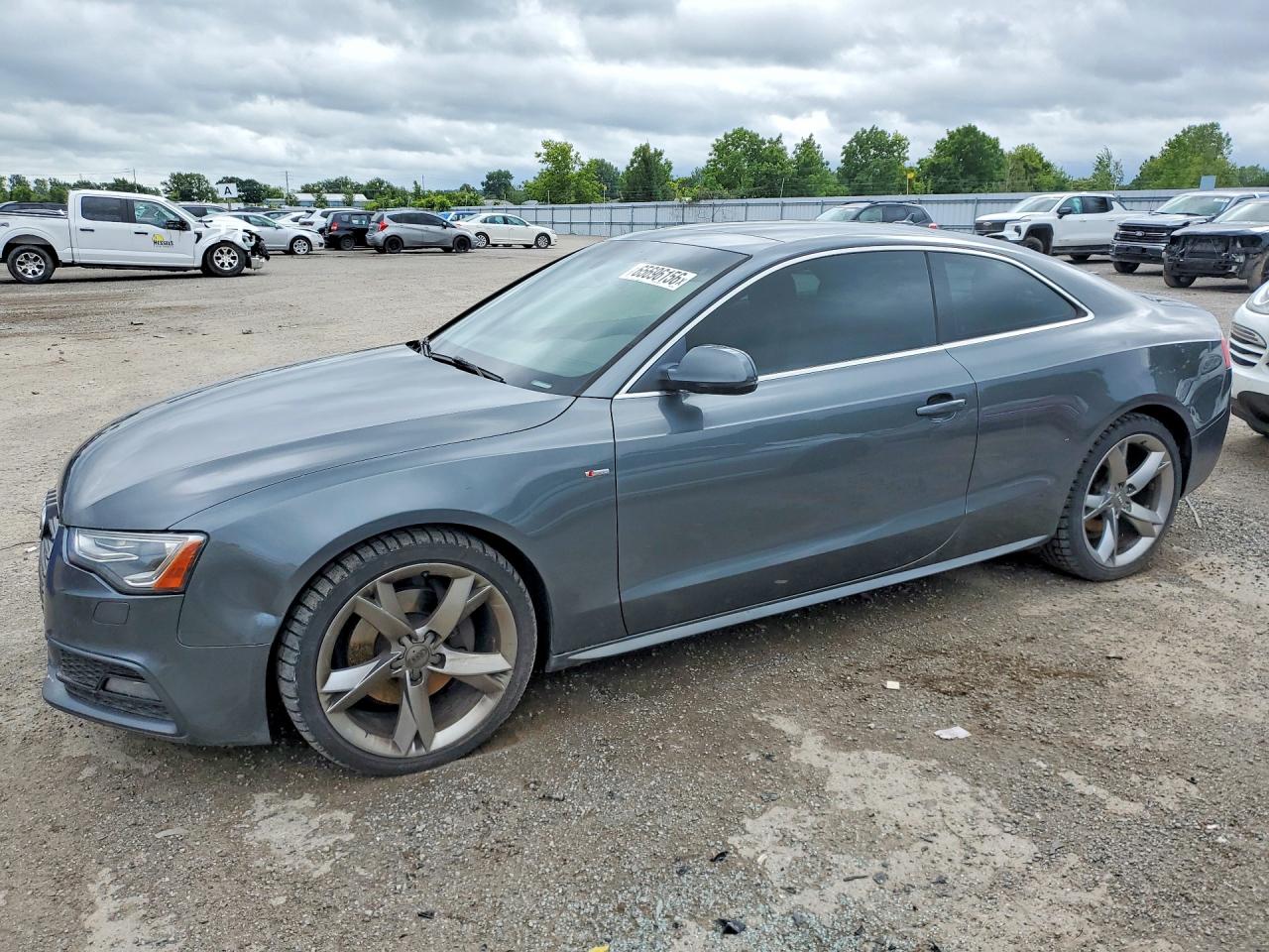 2013 Audi A5 Premium Gray vin: WAUDFBFR1DA080665