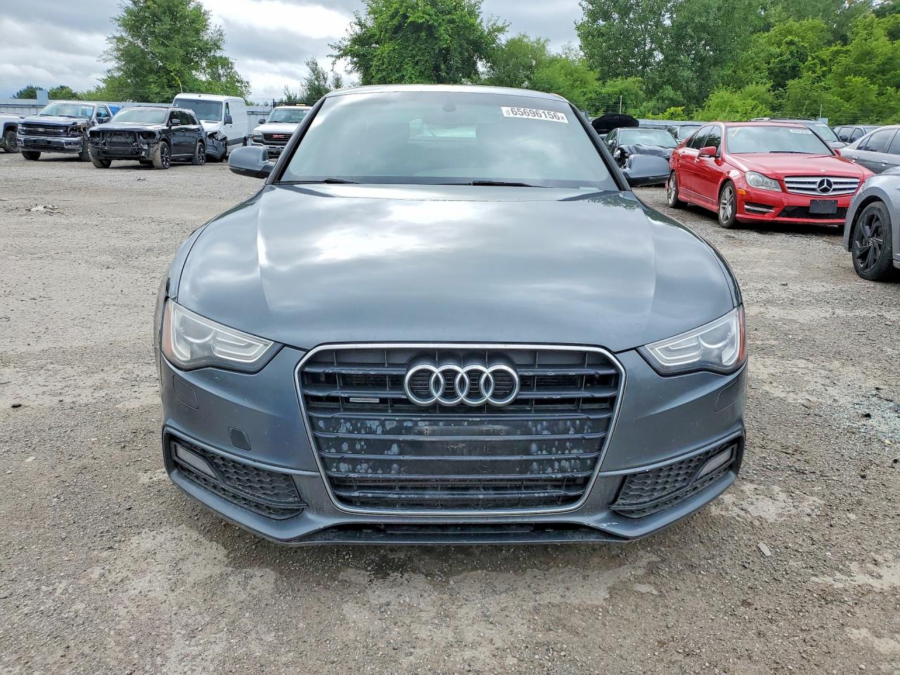 2013 Audi A5 Premium Gray vin: WAUDFBFR1DA080665