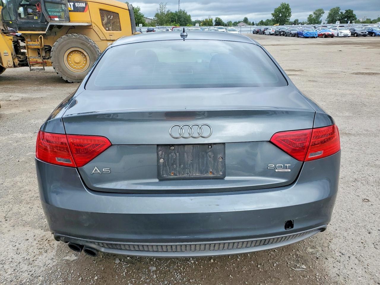 2013 Audi A5 Premium Gray vin: WAUDFBFR1DA080665