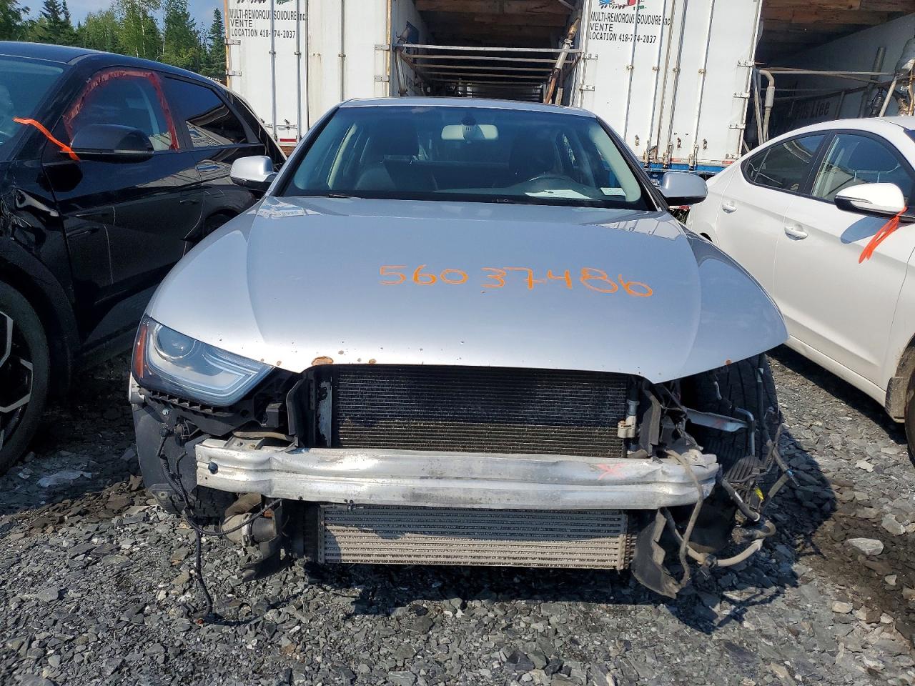 2014 Audi A4 Premium Серебряный vin: WAUDFCFL1EN002284