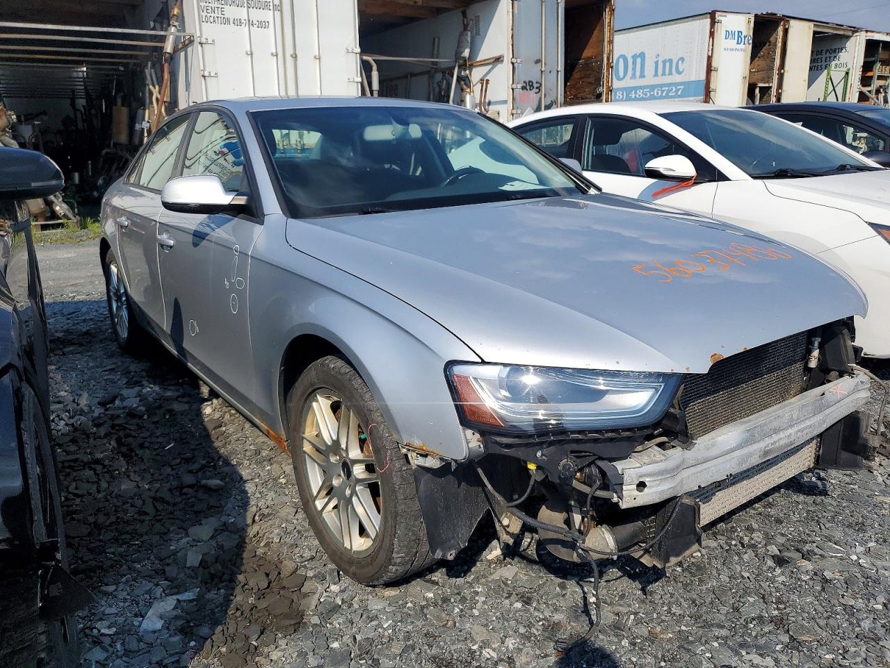 2014 Audi A4 Premium Серебряный vin: WAUDFCFL1EN002284