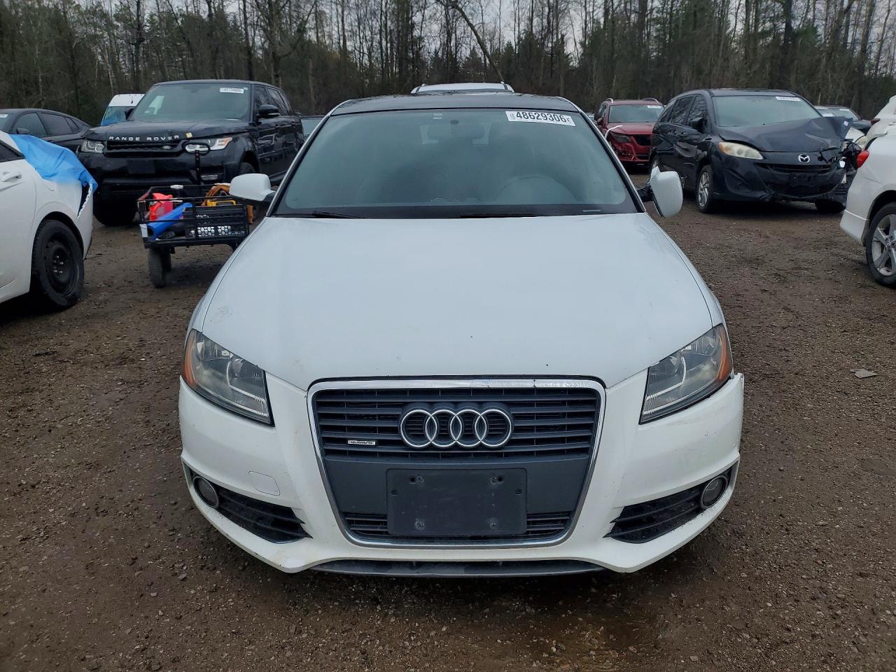 2013 Audi A3 Premium White vin: WAUDFCFM1DA007595