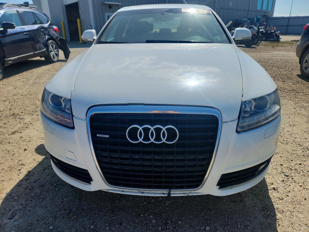 2009 Audi A6 Premium White vin: WAUDG64F79N057470